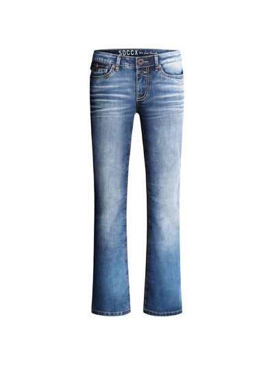 Jeans FI:LO Slim Fit distressed vintage blue