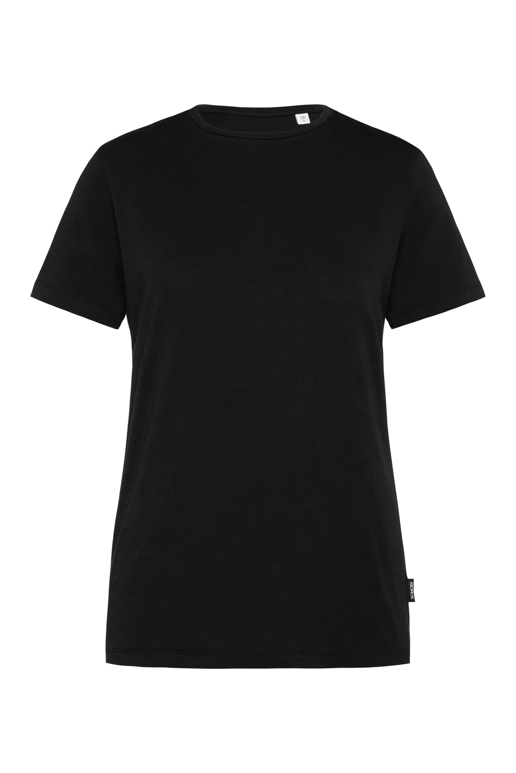 Basic T-Shirt z okrągłym dekoltem - 1