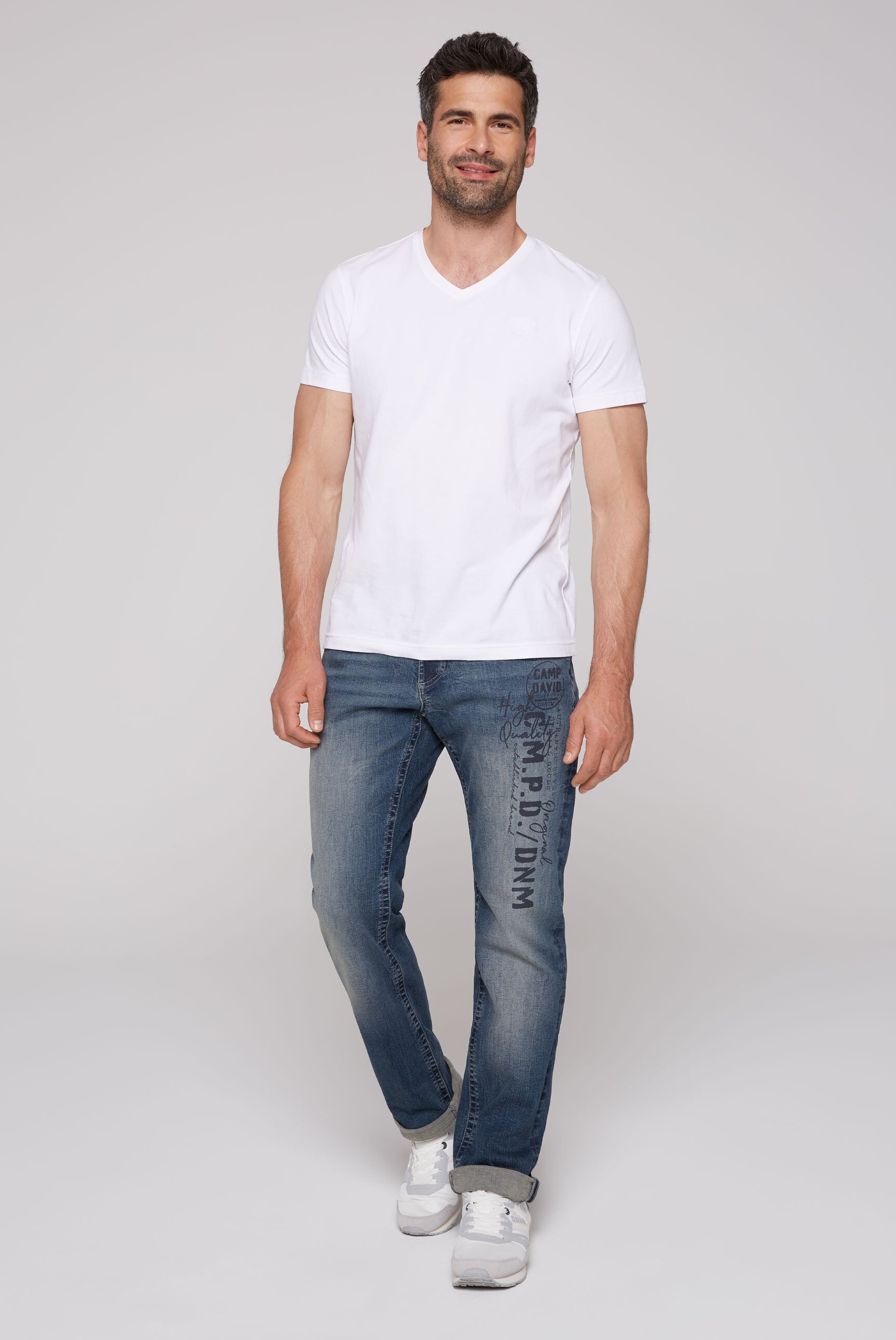 Jeans NI:CO Regular Fit dark blue printed - 3