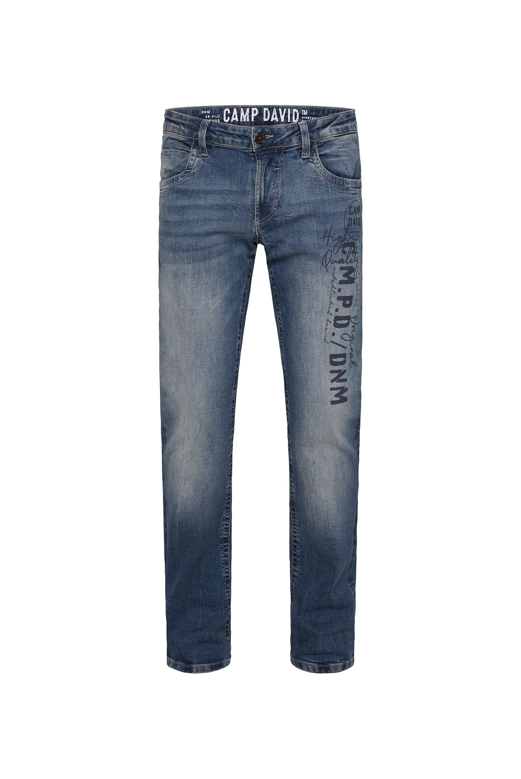 Jeans NI:CO Regular Fit dark blue printed