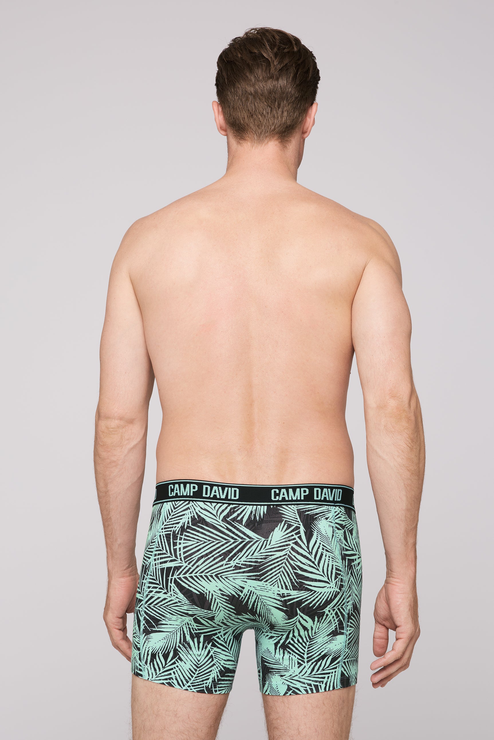 Boxershorts mit All Over Print, 2er-Pack aqua / neon lime - 4