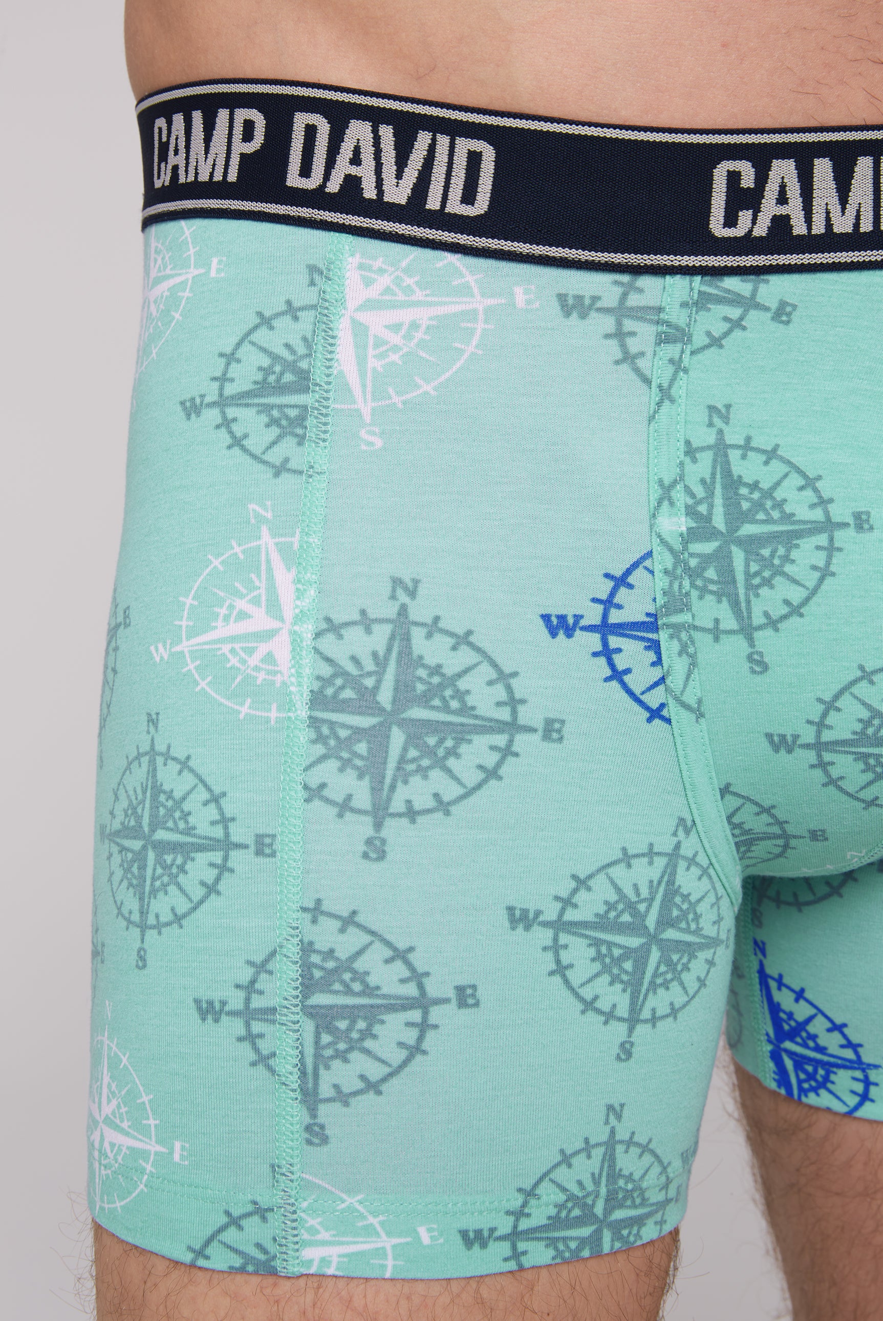 Boxershorts mit All Over Print, 2er-Pack blue navy / sun aqua - 4