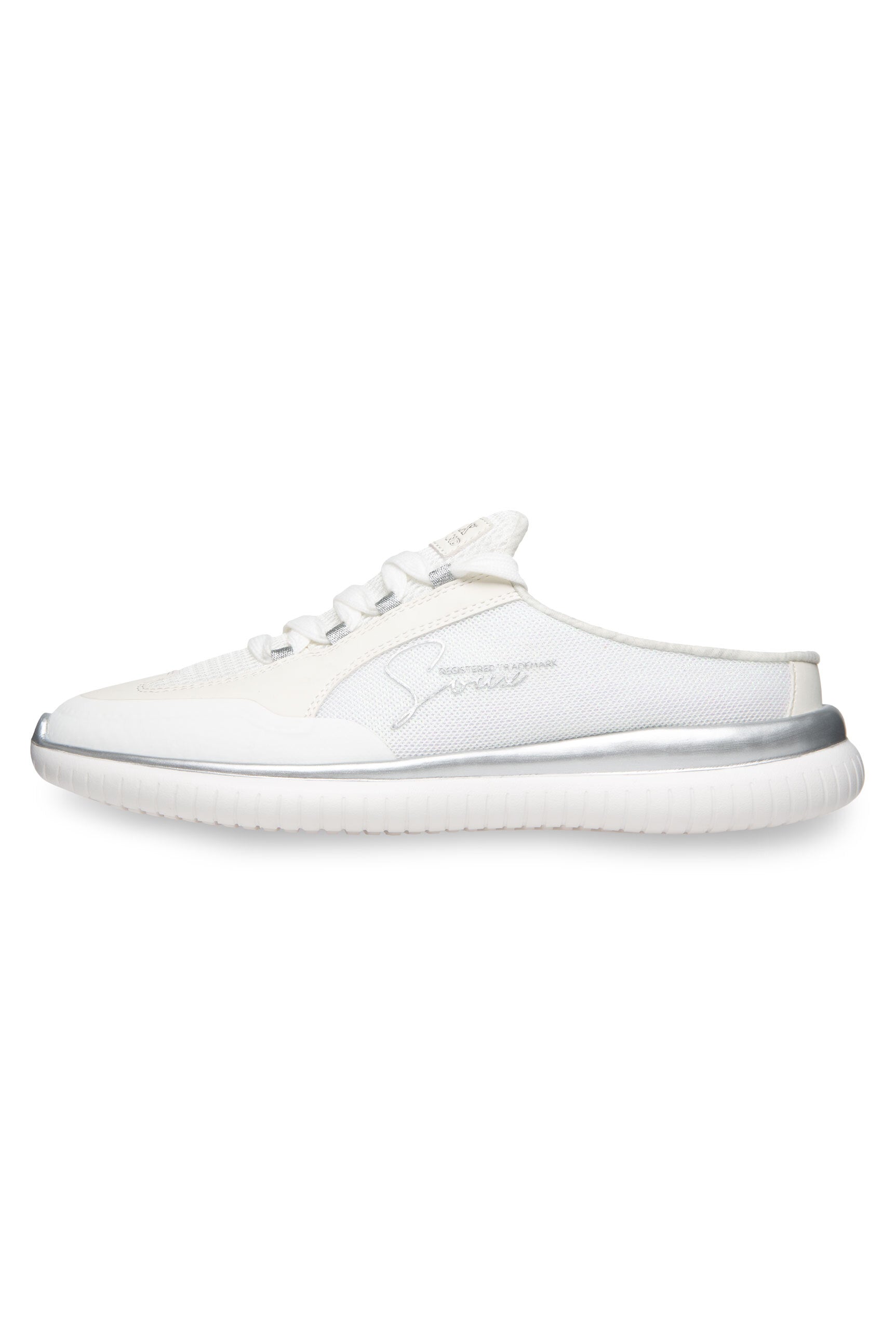 Wsuwane sneakersy z tekstylnej siateczki