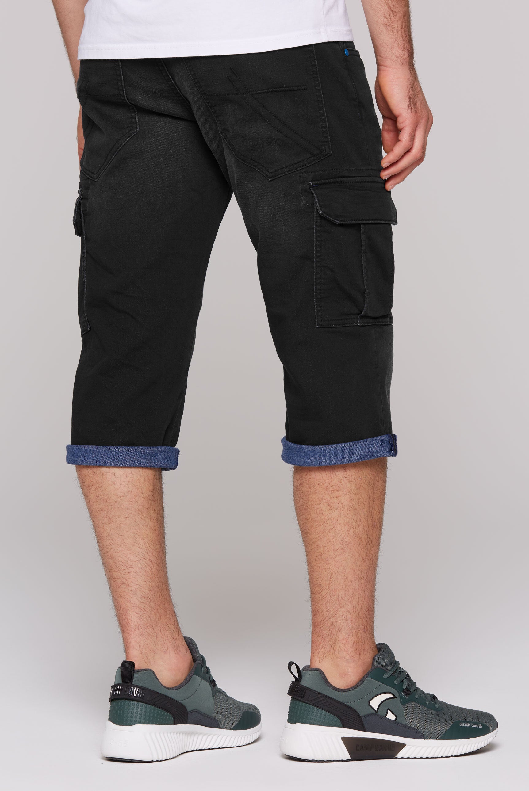 Jeans Shorts HA:DY Regular Fit blue black random jogg