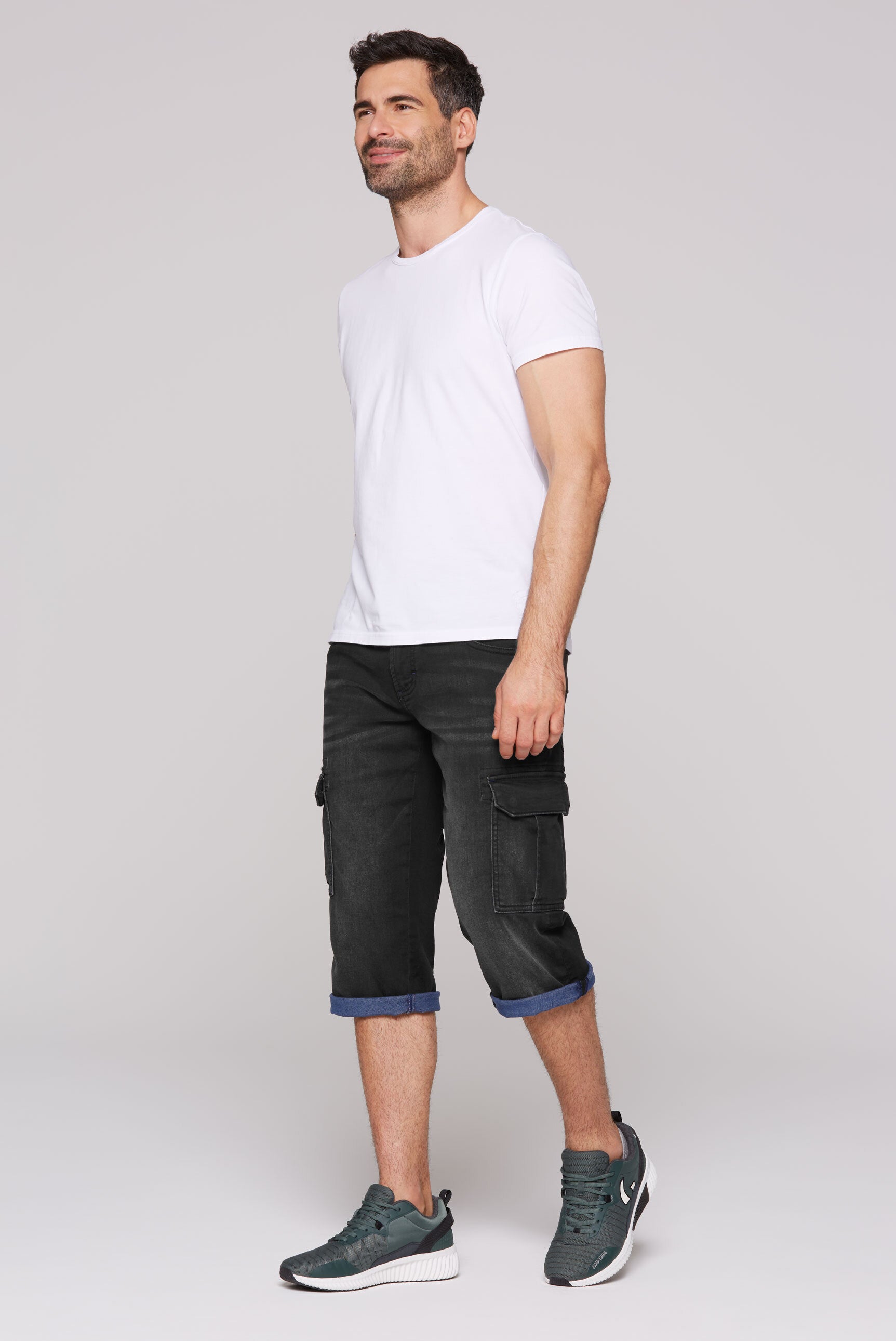 Jeans Shorts HA:DY Regular Fit blue black random jogg