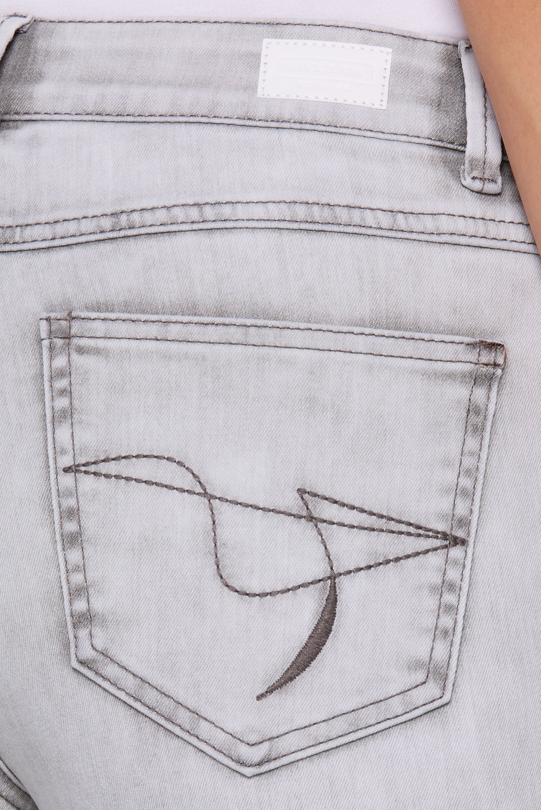 Capri Jeans CH:AR Comfort Fit light grey printed