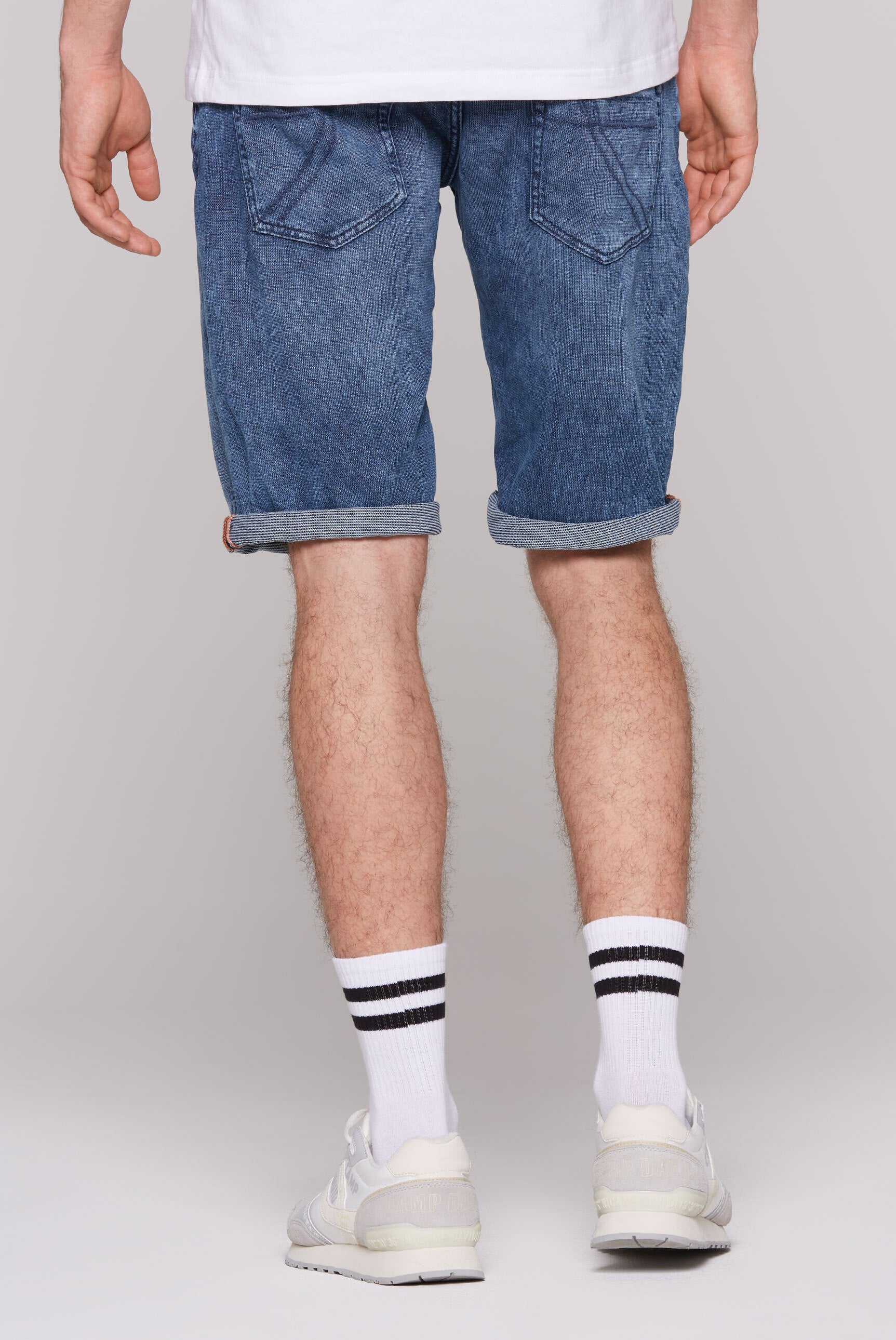 Jeans Shorts CO:NO Comfort Fit blue stripe - 5