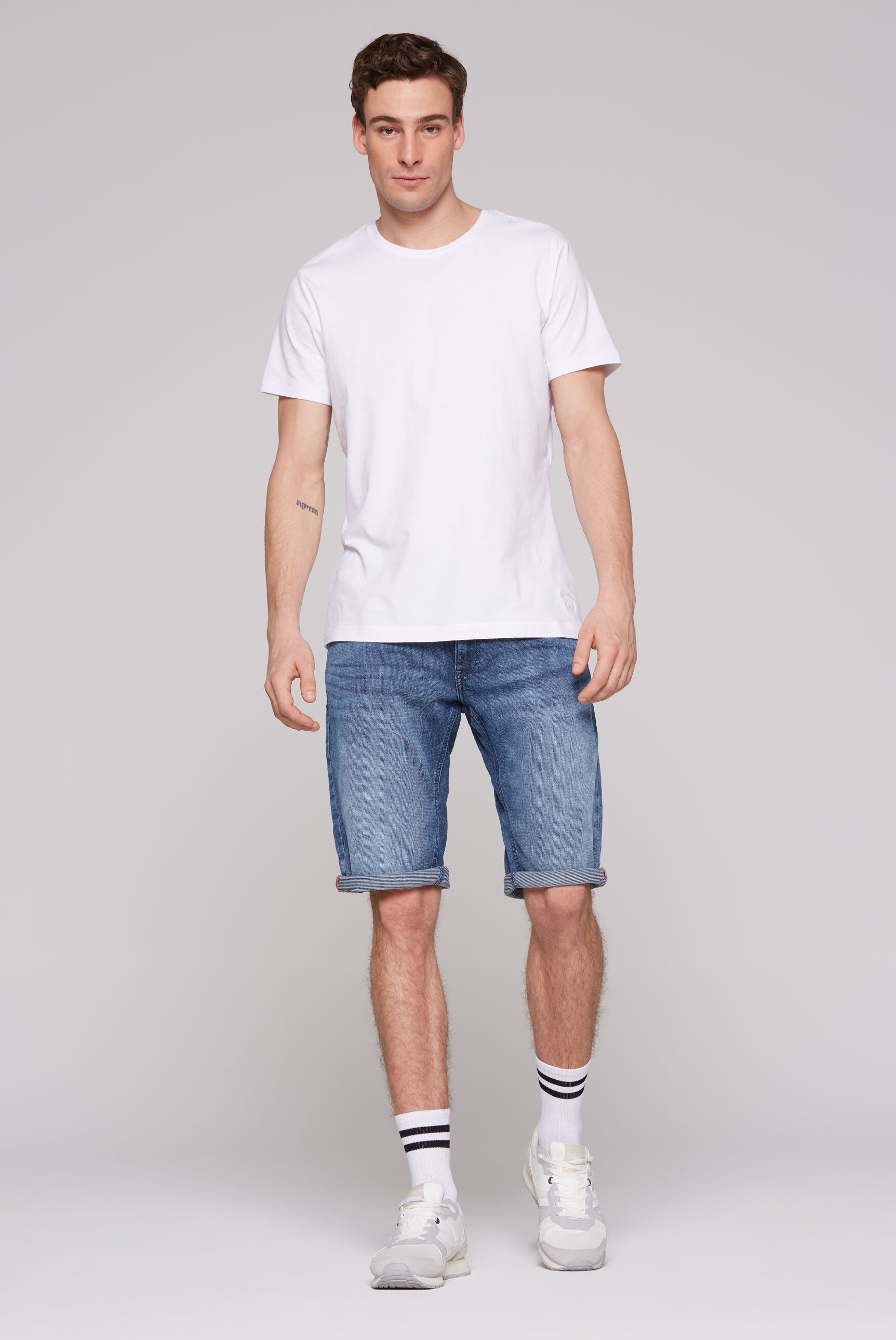 Jeans Shorts CO:NO Comfort Fit blue stripe - 3