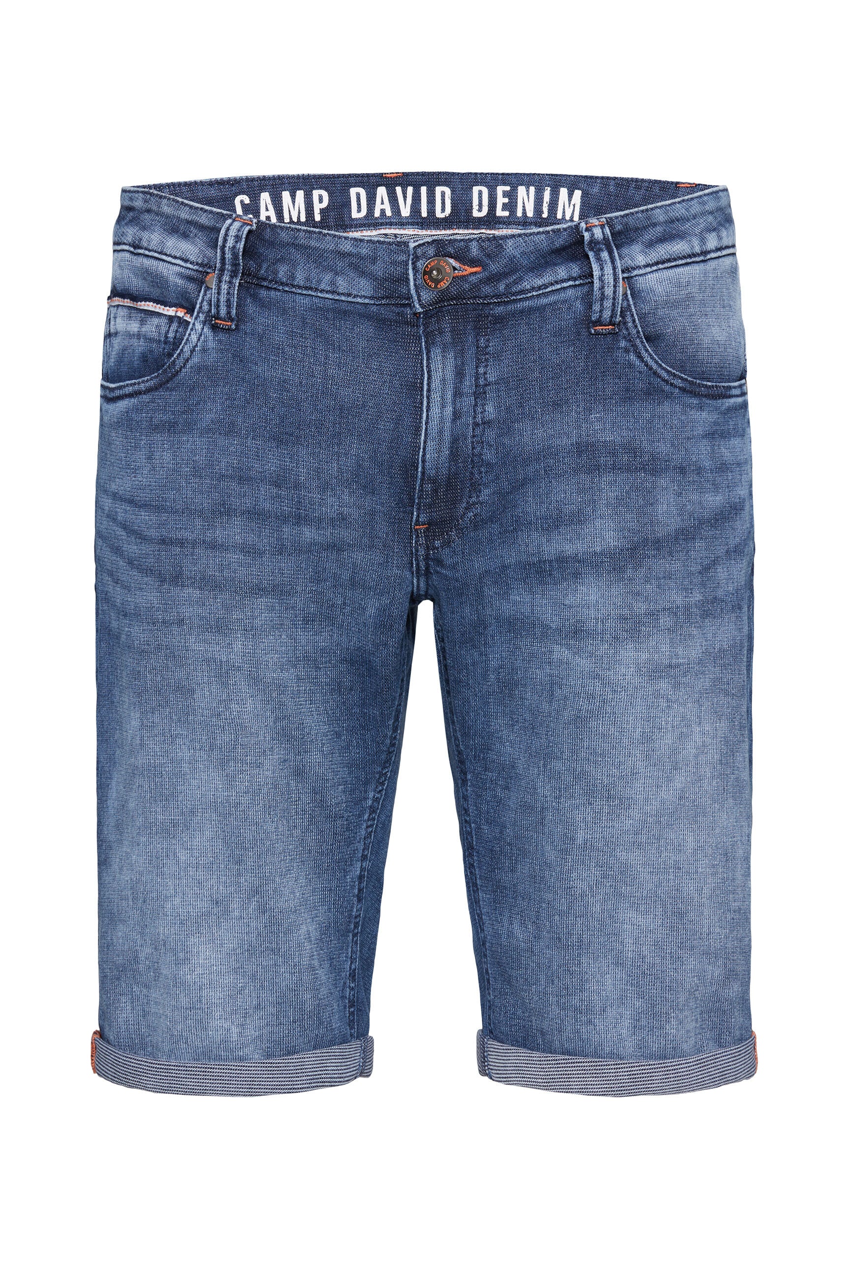 Jeans Shorts CO:NO Comfort Fit blue stripe