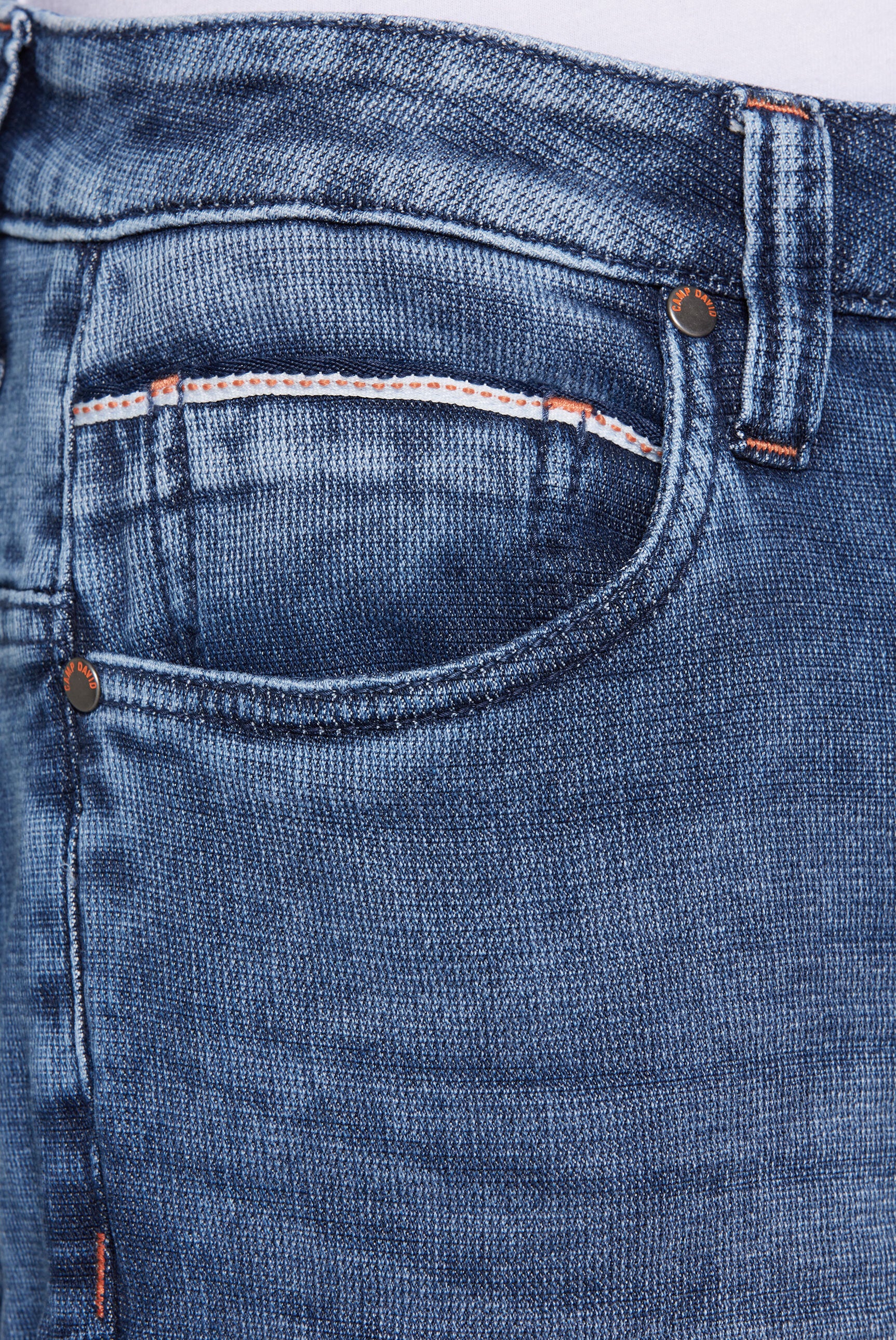 Jeans Shorts CO:NO Comfort Fit blue stripe - 6