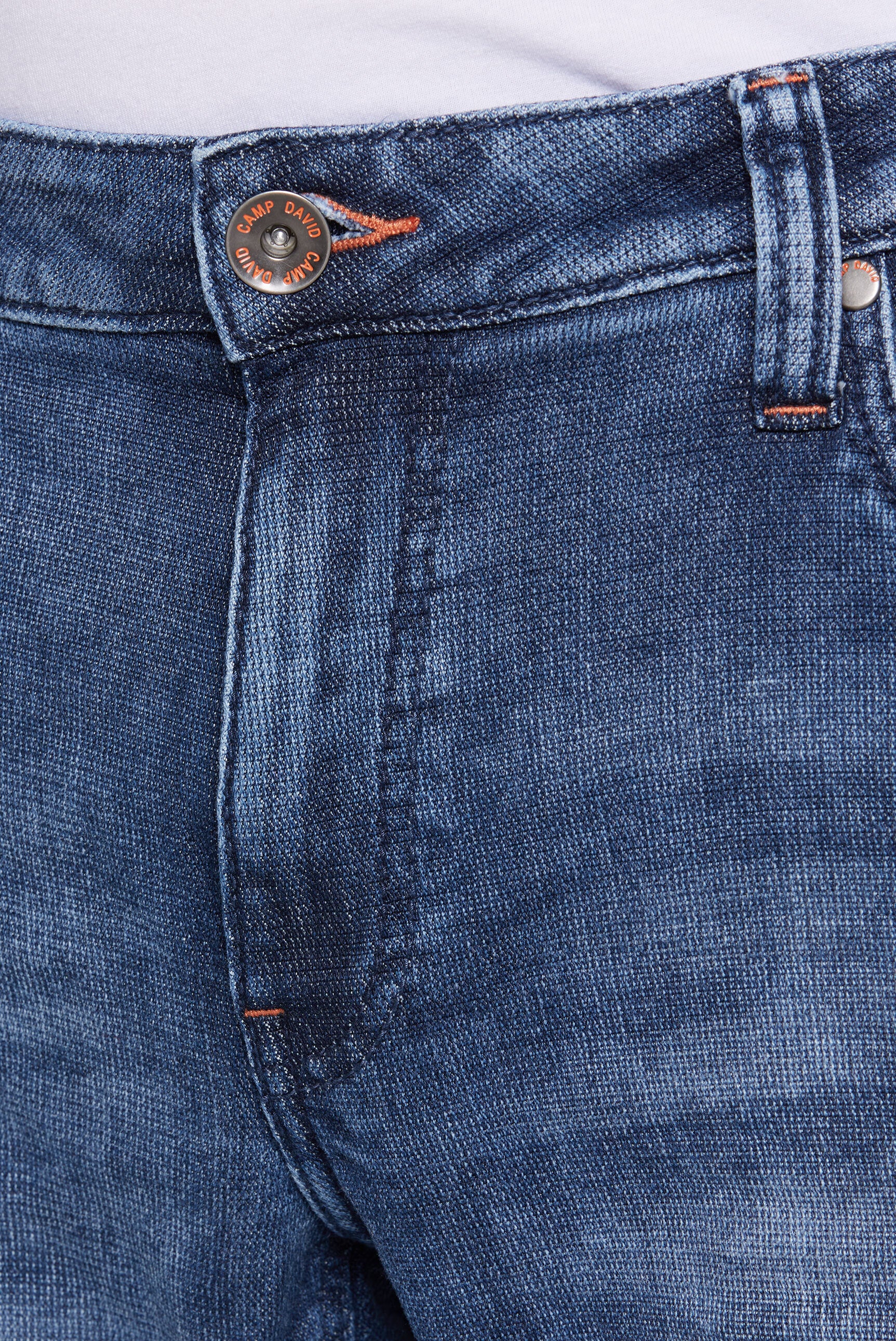 Jeans Shorts CO:NO Comfort Fit blue stripe