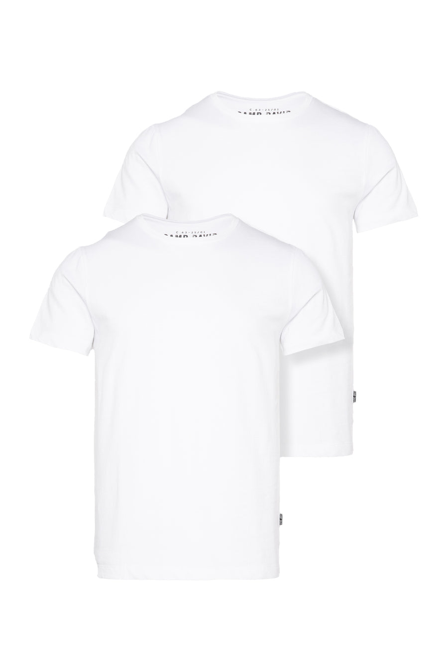 Basic T-Shirt Rundhals 2er-Pack opticwhite