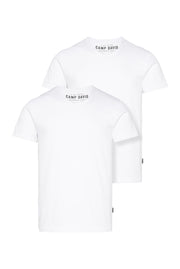 Dwupak - koszulka z kolekcji podstawowej z dekoltem w serek