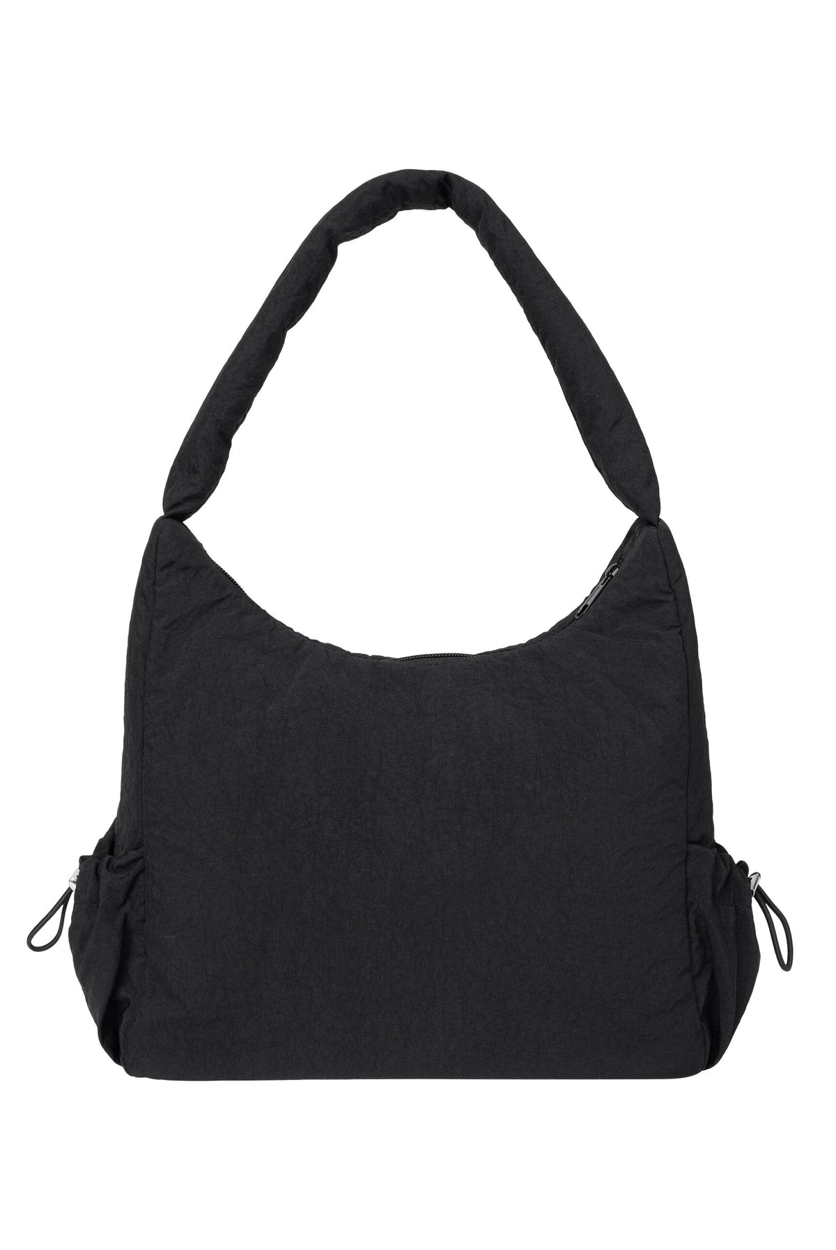 Leichte, wattierte  Schultertasche black