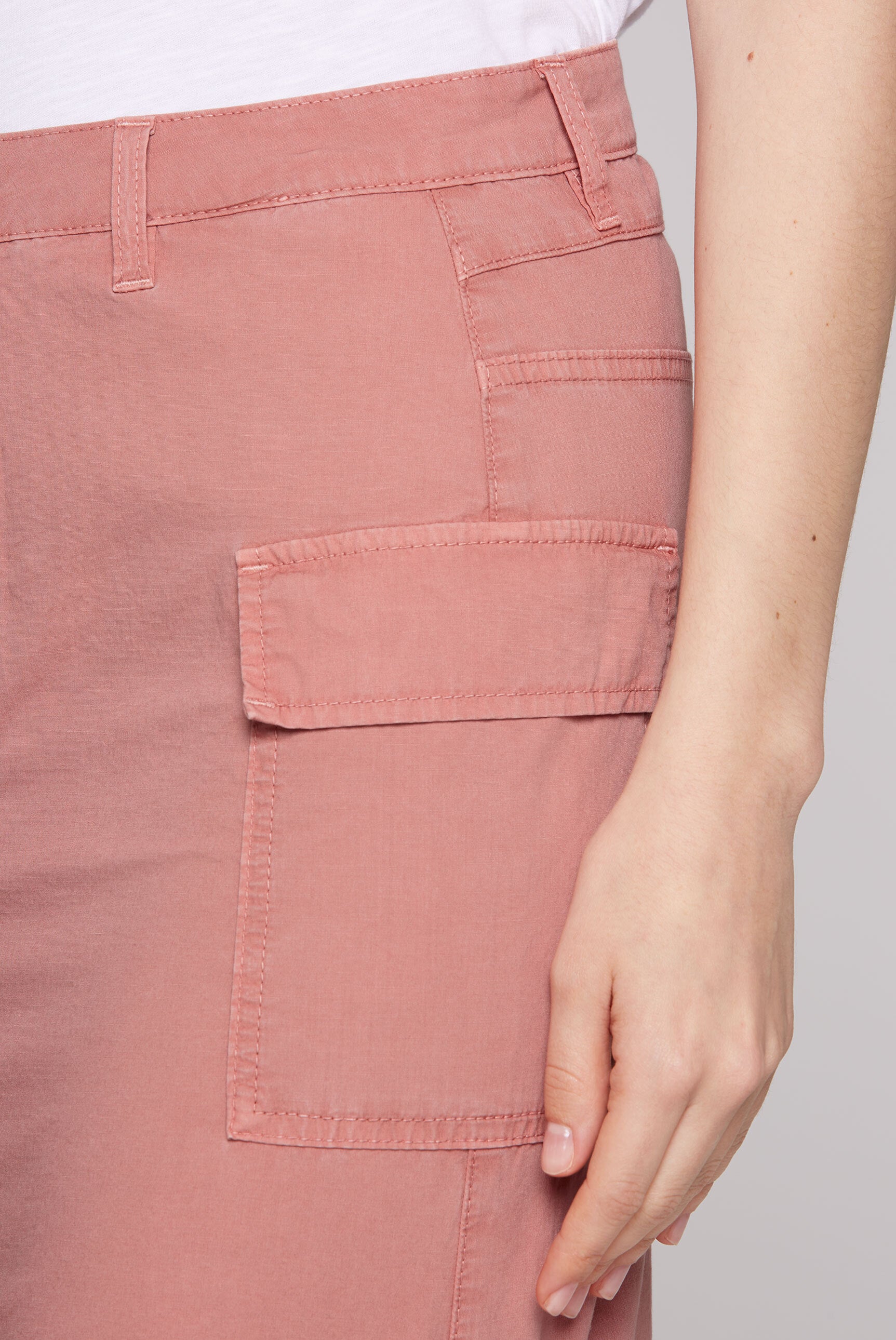 Basic Cargo Rock mit Klappentaschen beachy red