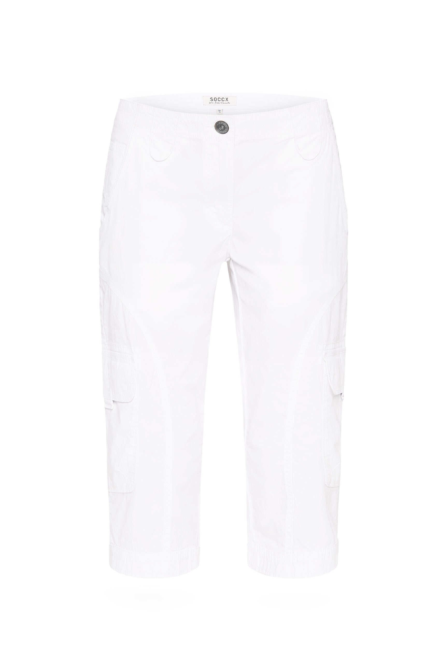 Basic Skater-Shorts mit Beintaschen opticwhite - 1