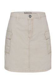 Basic Cargo Rock mit Klappentaschen pale sand