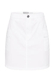 Basic Cargo Rock mit Klappentaschen opticwhite