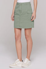 Basic Cargo Rock mit Klappentaschen faded olive