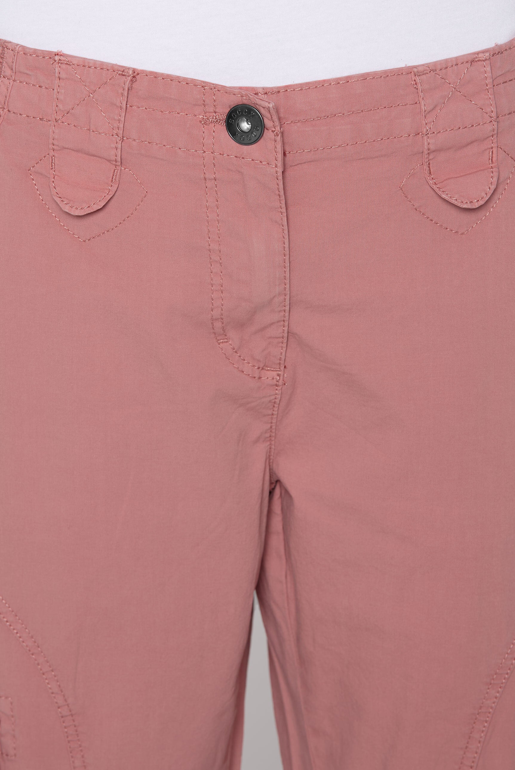 Basic Skater-Shorts mit Beintaschen beachy red