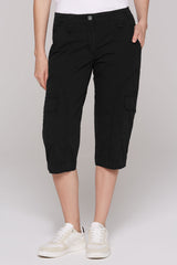 Basic Skater-Shorts mit Beintaschen black