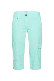Basic Skater-Shorts mit Beintaschen aqua splash