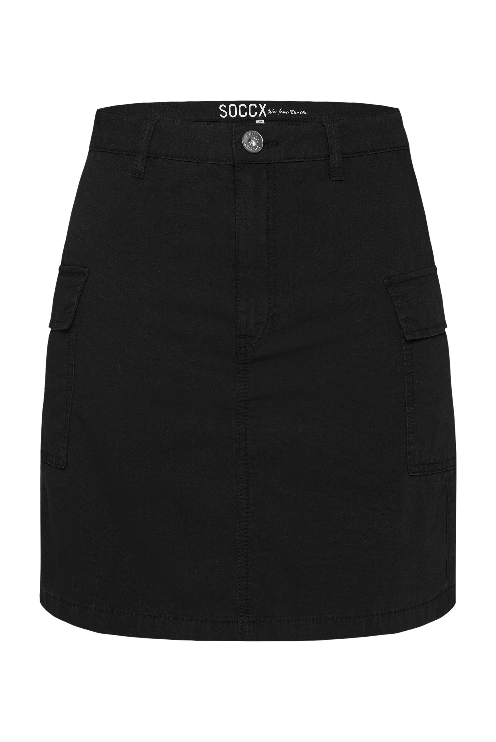 Basic Cargo Rock mit Klappentaschen black