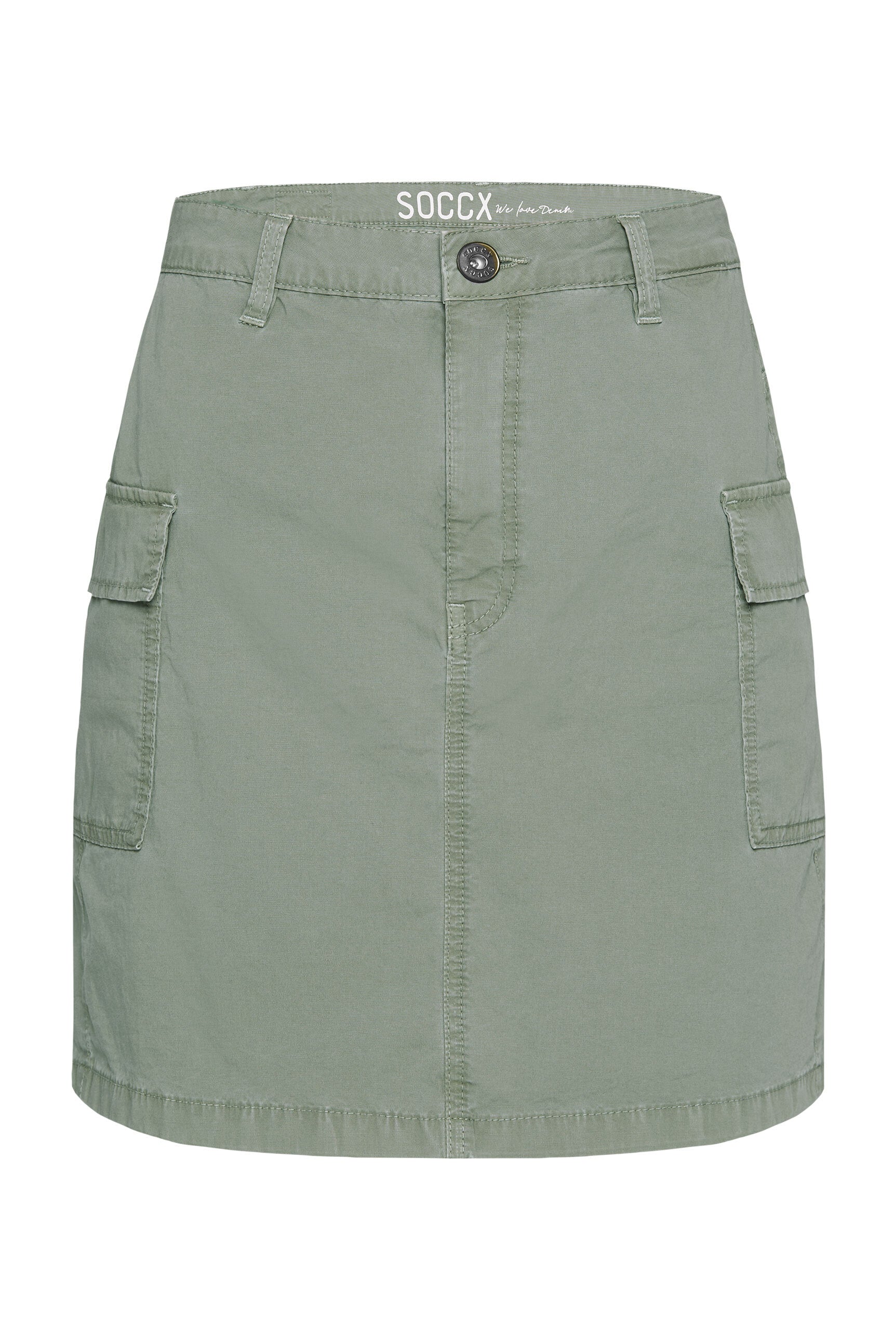 Basic Cargo Rock mit Klappentaschen faded olive
