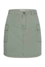 Basic Cargo Rock mit Klappentaschen faded olive