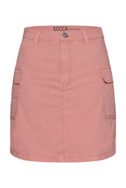 Basic Cargo Rock mit Klappentaschen beachy red