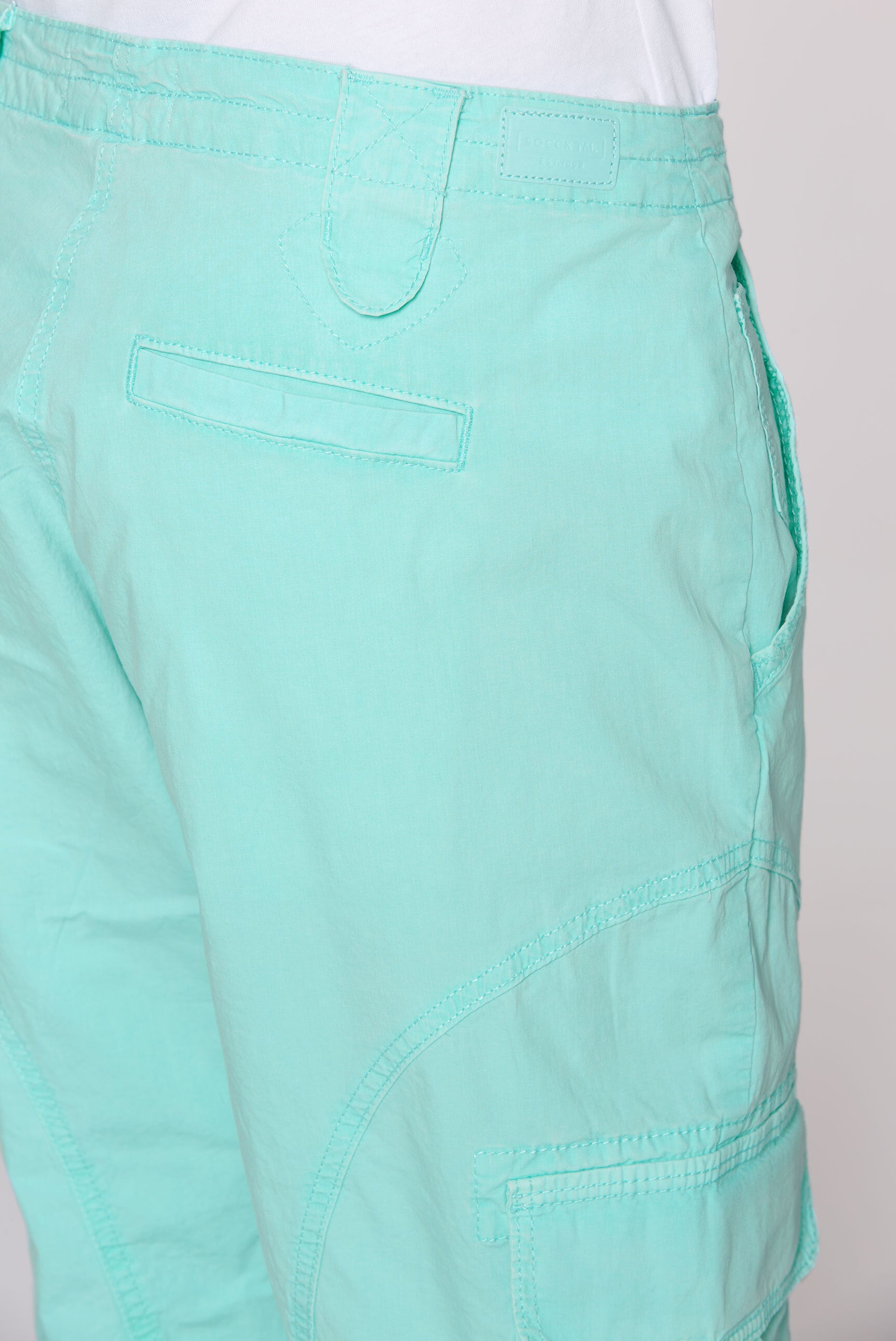 Basic Skater-Shorts mit Beintaschen aqua splash