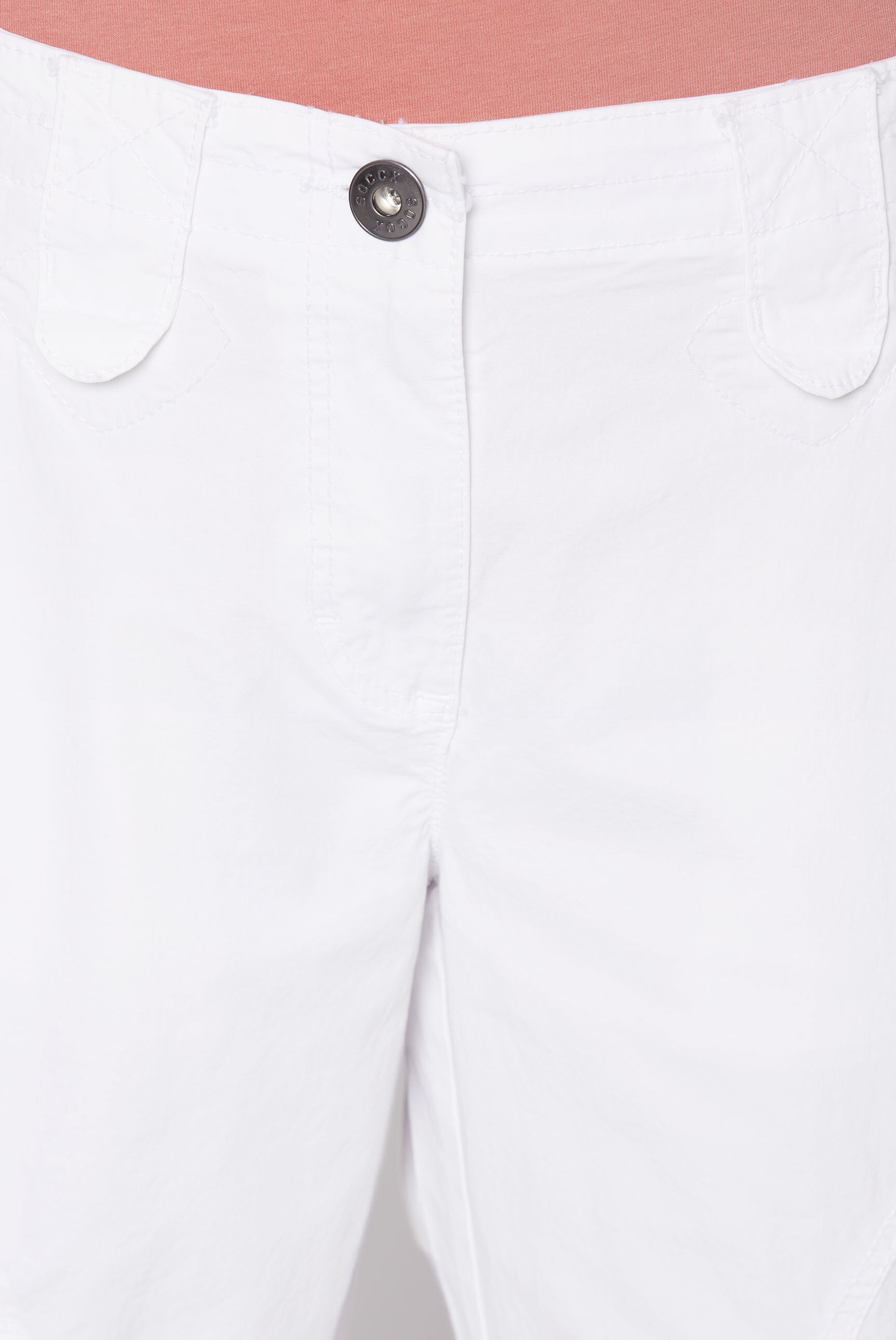 Basic Skater-Shorts mit Beintaschen opticwhite - 4