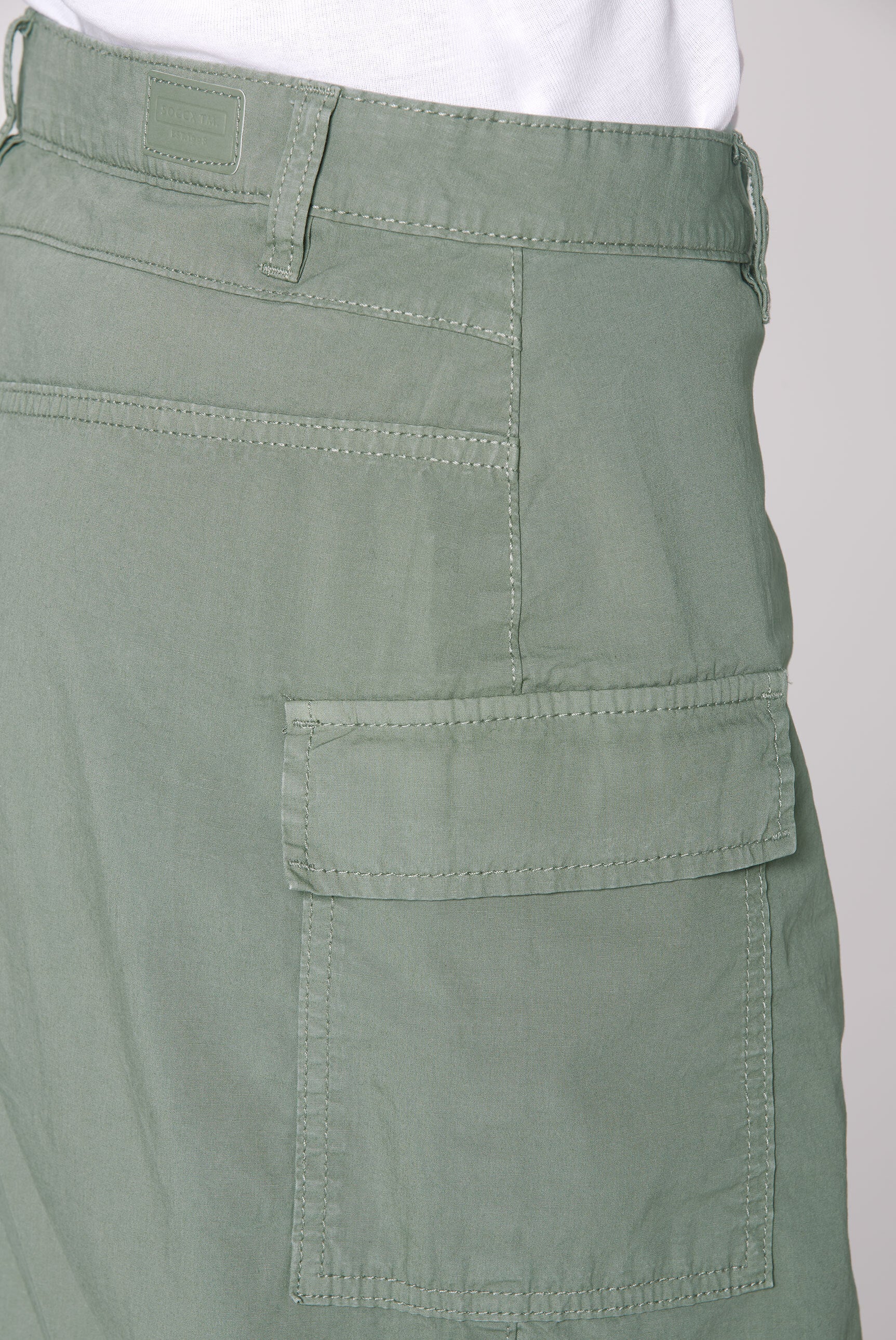 Basic Cargo Rock mit Klappentaschen faded olive