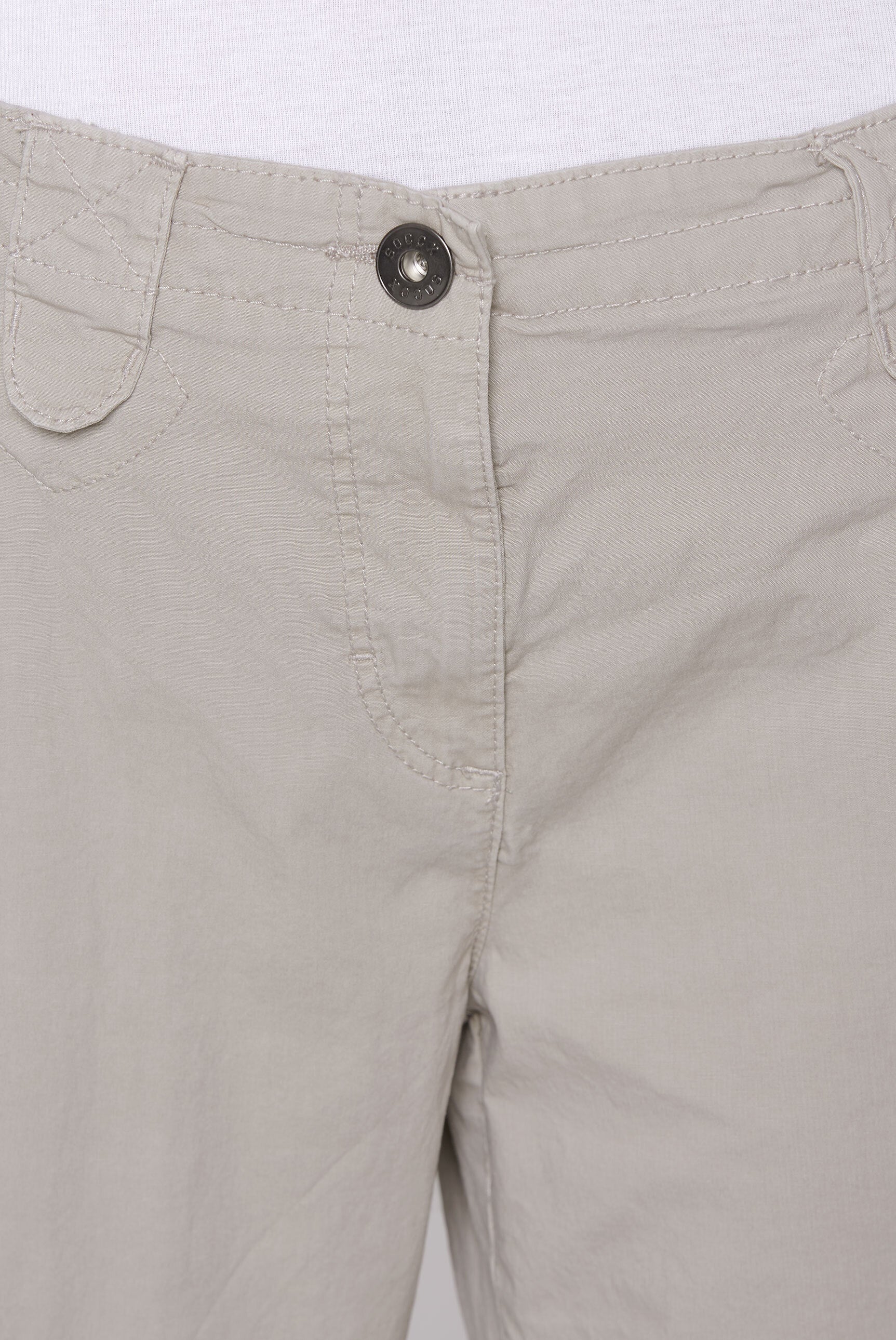 Basic Skater-Shorts mit Beintaschen pale sand