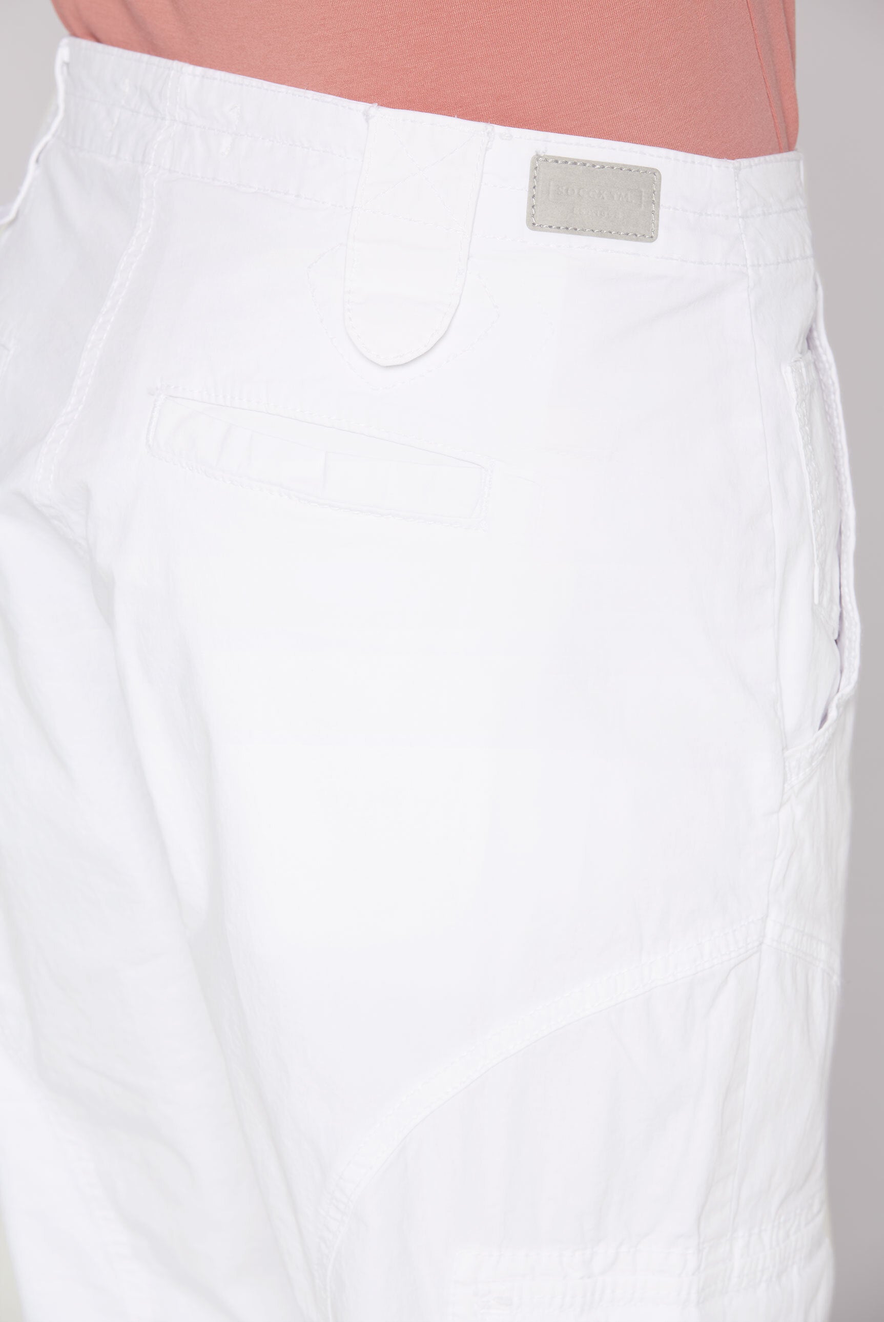Basic Skater-Shorts mit Beintaschen opticwhite