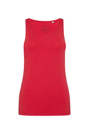 Top z kolekcji podstawowej z mini nadrukiem logo