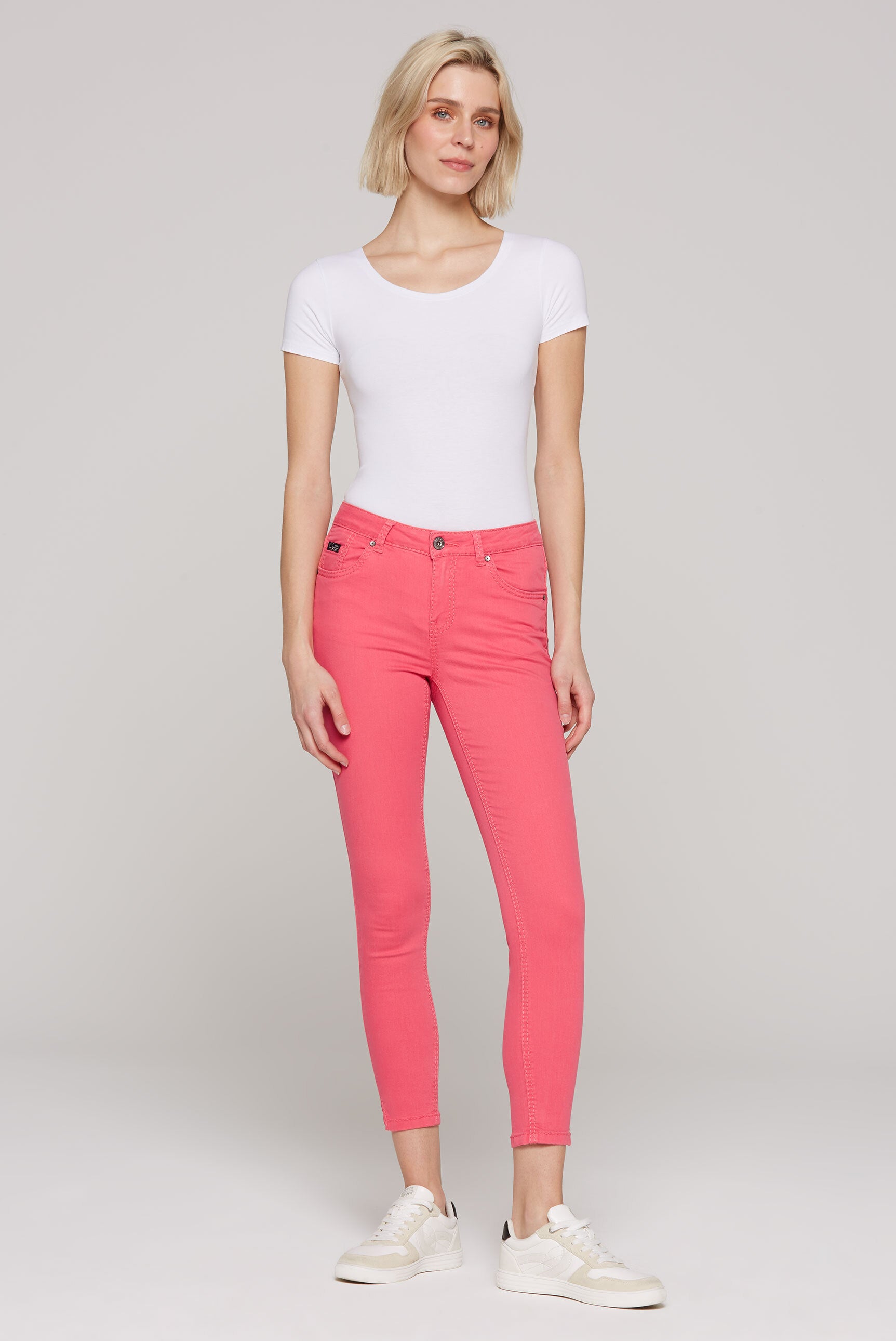 Jeans MI:RA Slim Fit coral pink - 3