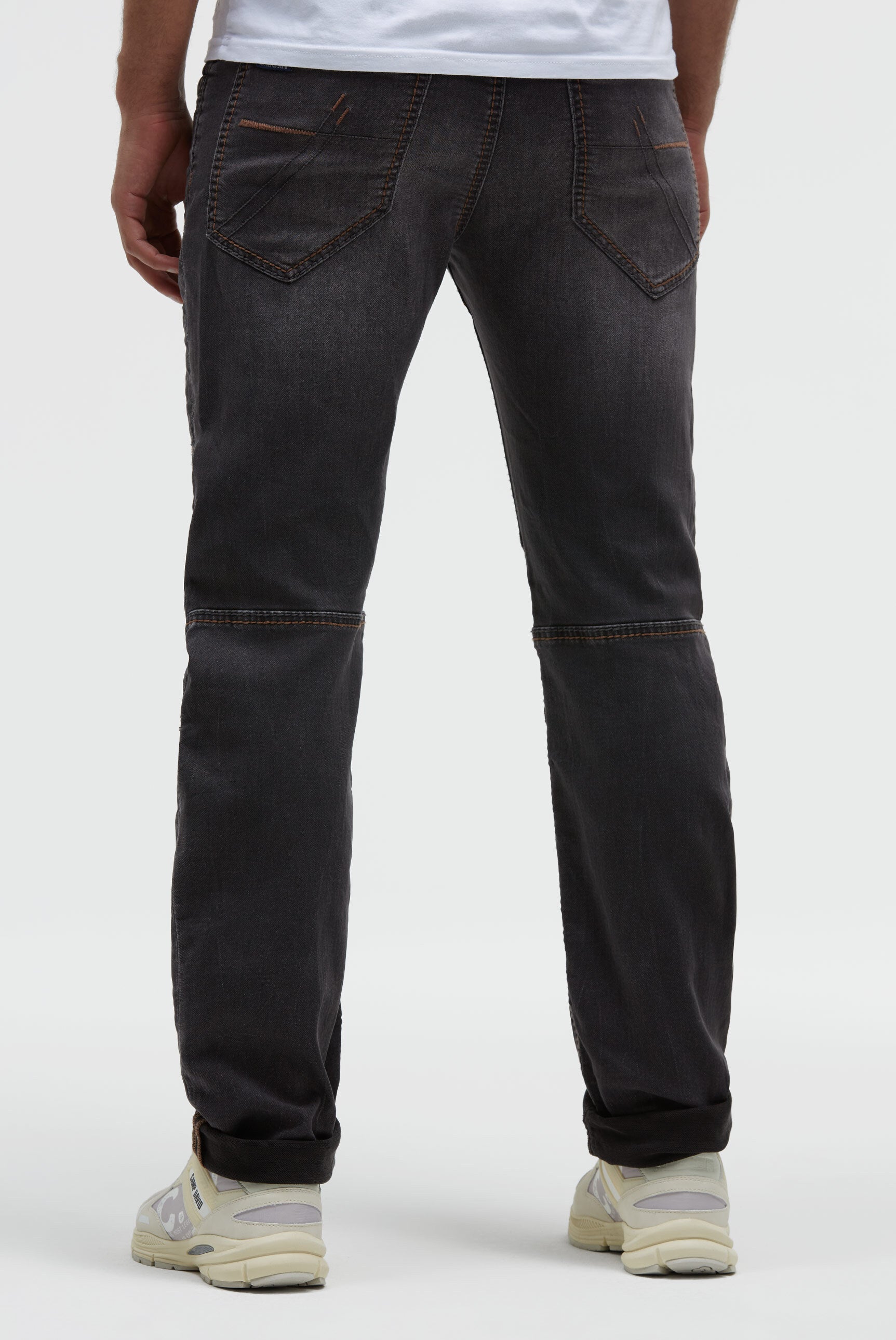 Jeans HE:RY Regular Fit black washed jogg