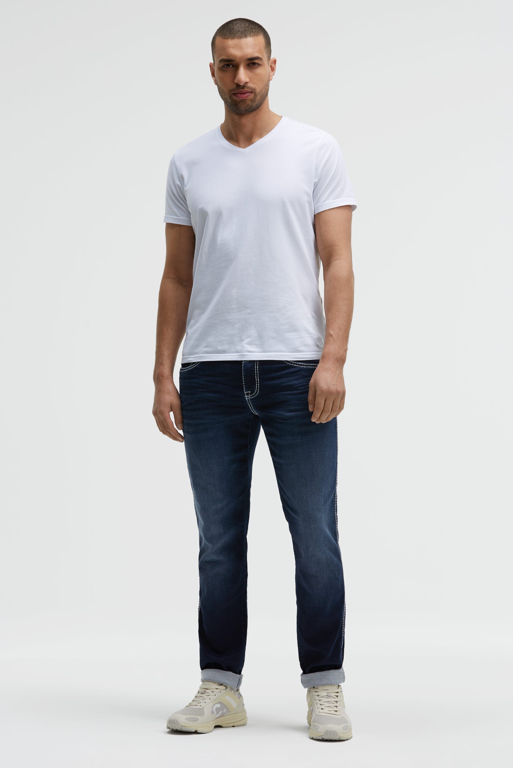 Jeans DA:VD Regular Fit dark blue jogg - 3