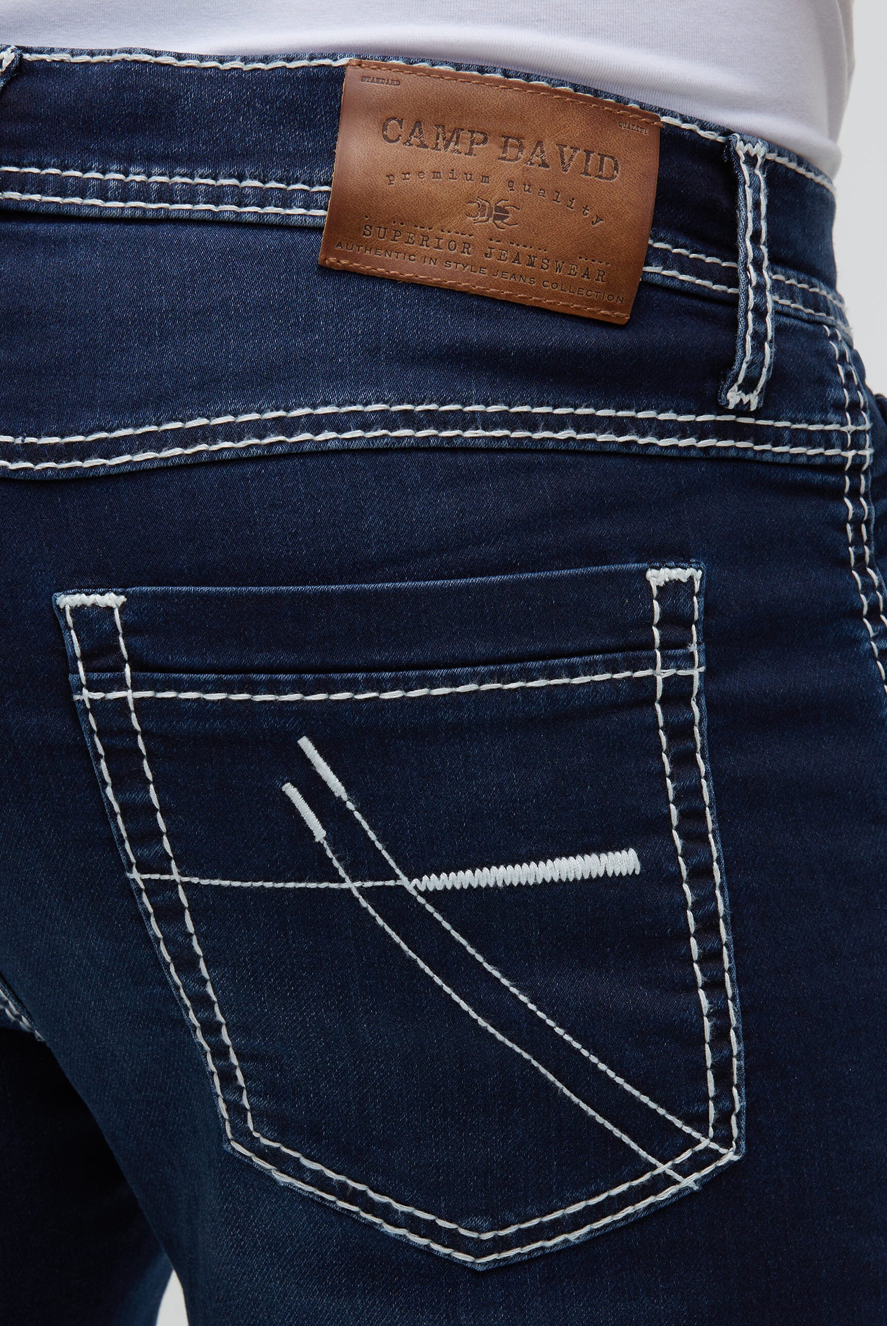 Jeans DA:VD Regular Fit dark blue jogg - 7