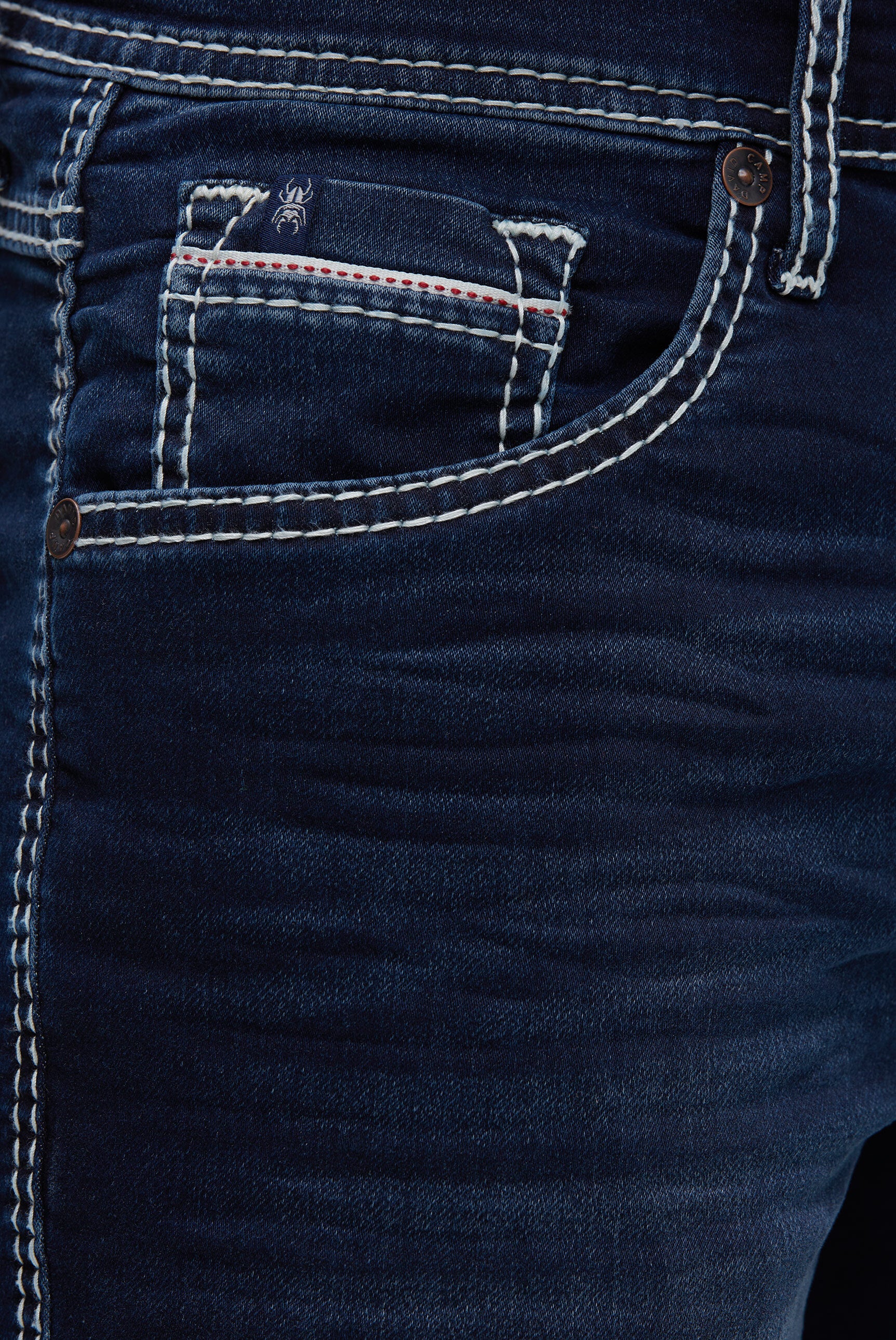 Jeans DA:VD Regular Fit dark blue jogg - 6
