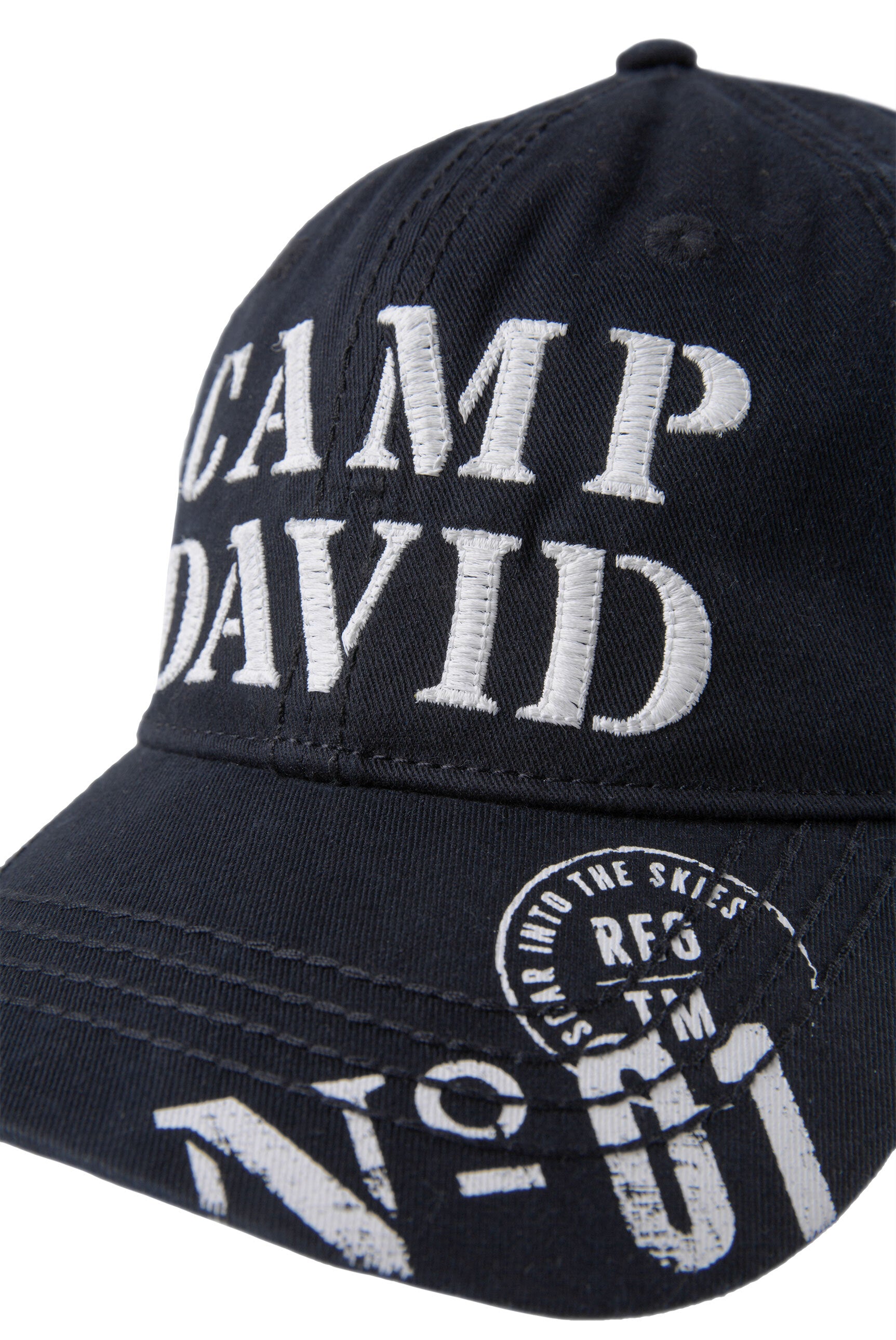 Base Cap Stone Washed mit Logo-Stickerei und Prints