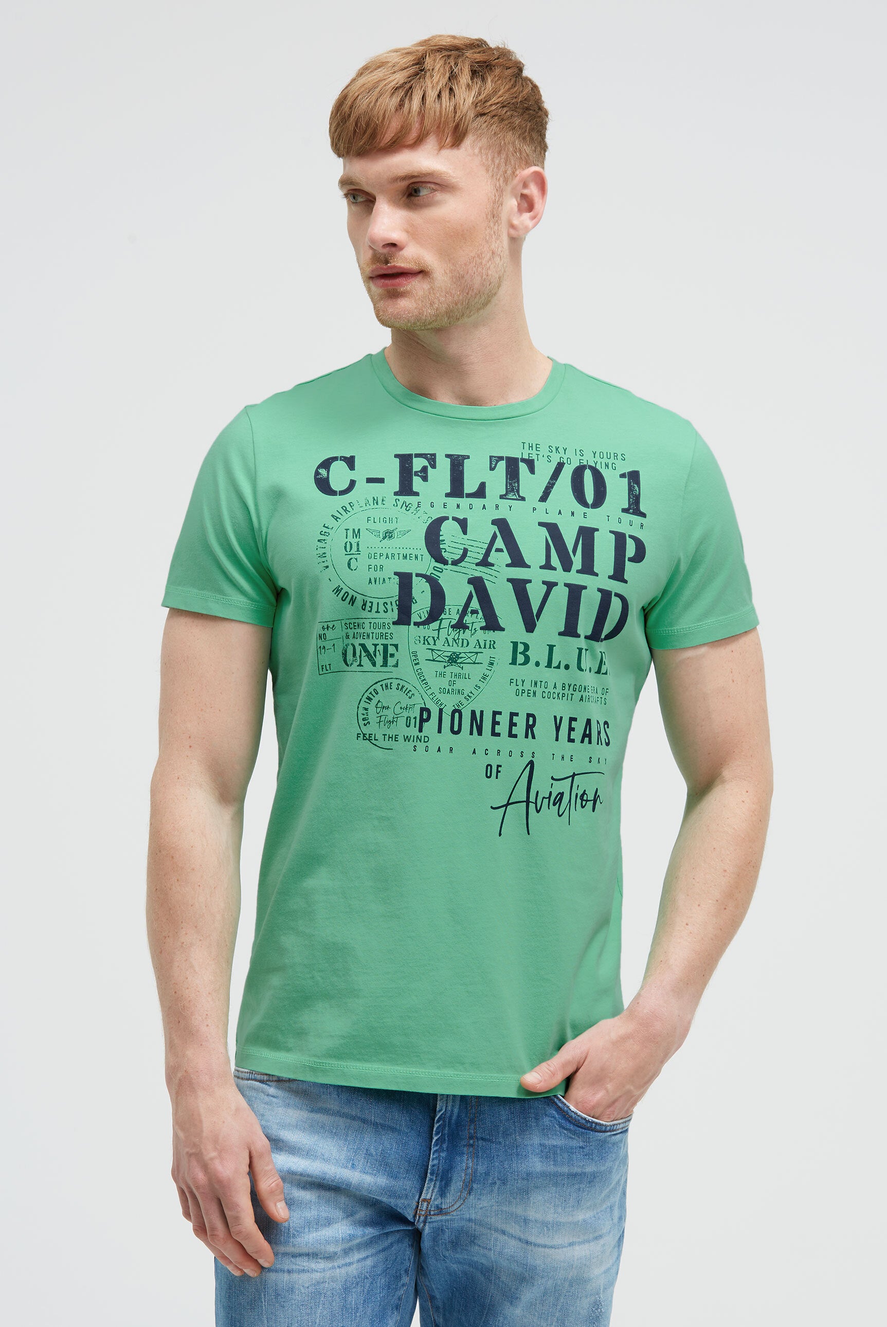 T-shirt z okrągłym dekoltem z puffprintem - 2