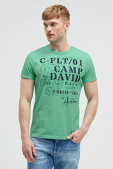 T-shirt z okrągłym dekoltem z puffprintem