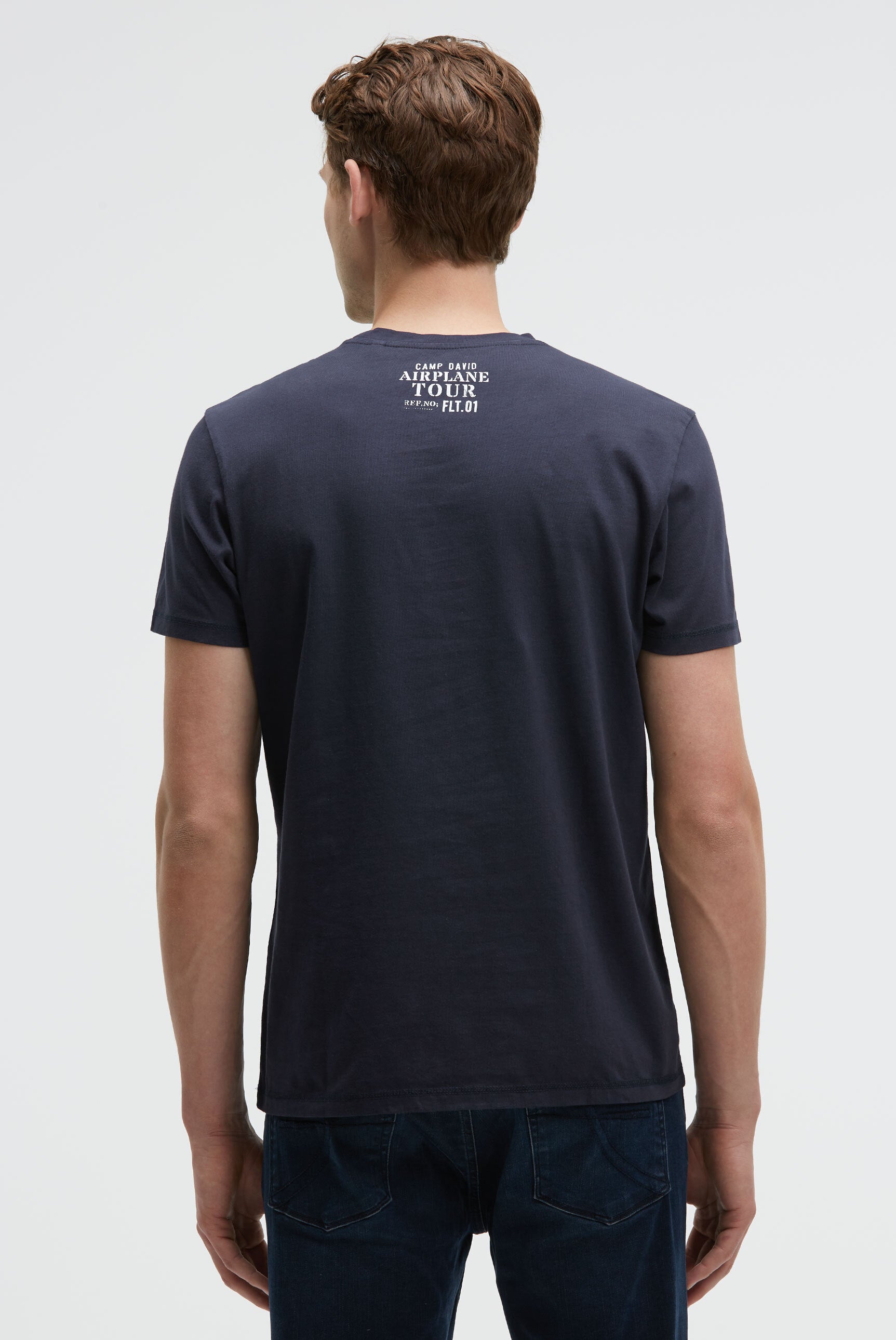 T-shirt z okrągłym dekoltem z puffprintem
