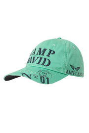 Base Cap Stone Washed mit Logo-Stickerei und Prints