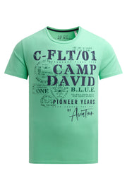T-shirt z okrągłym dekoltem z puffprintem