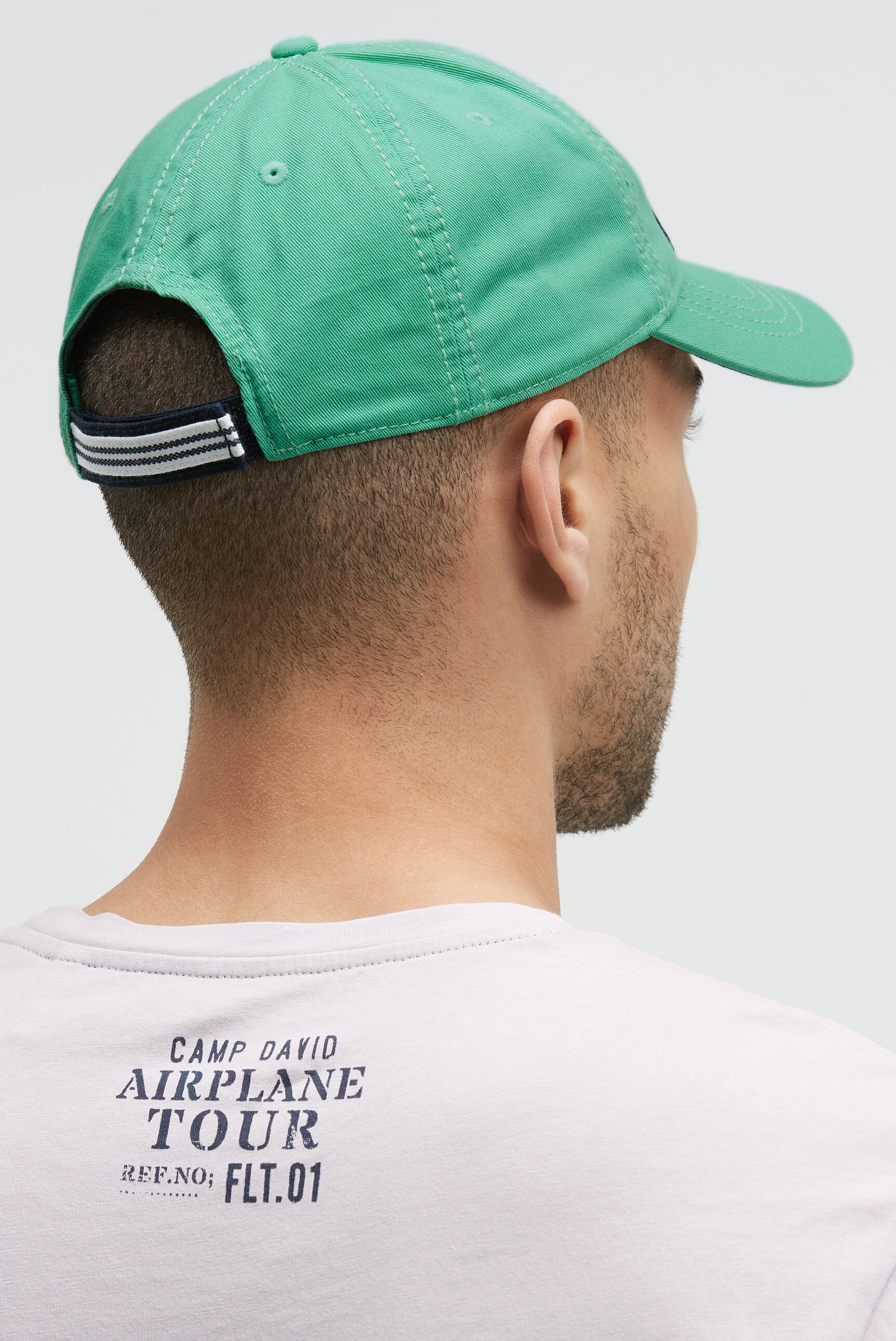 Base Cap Stone Washed mit Logo-Stickerei und Prints