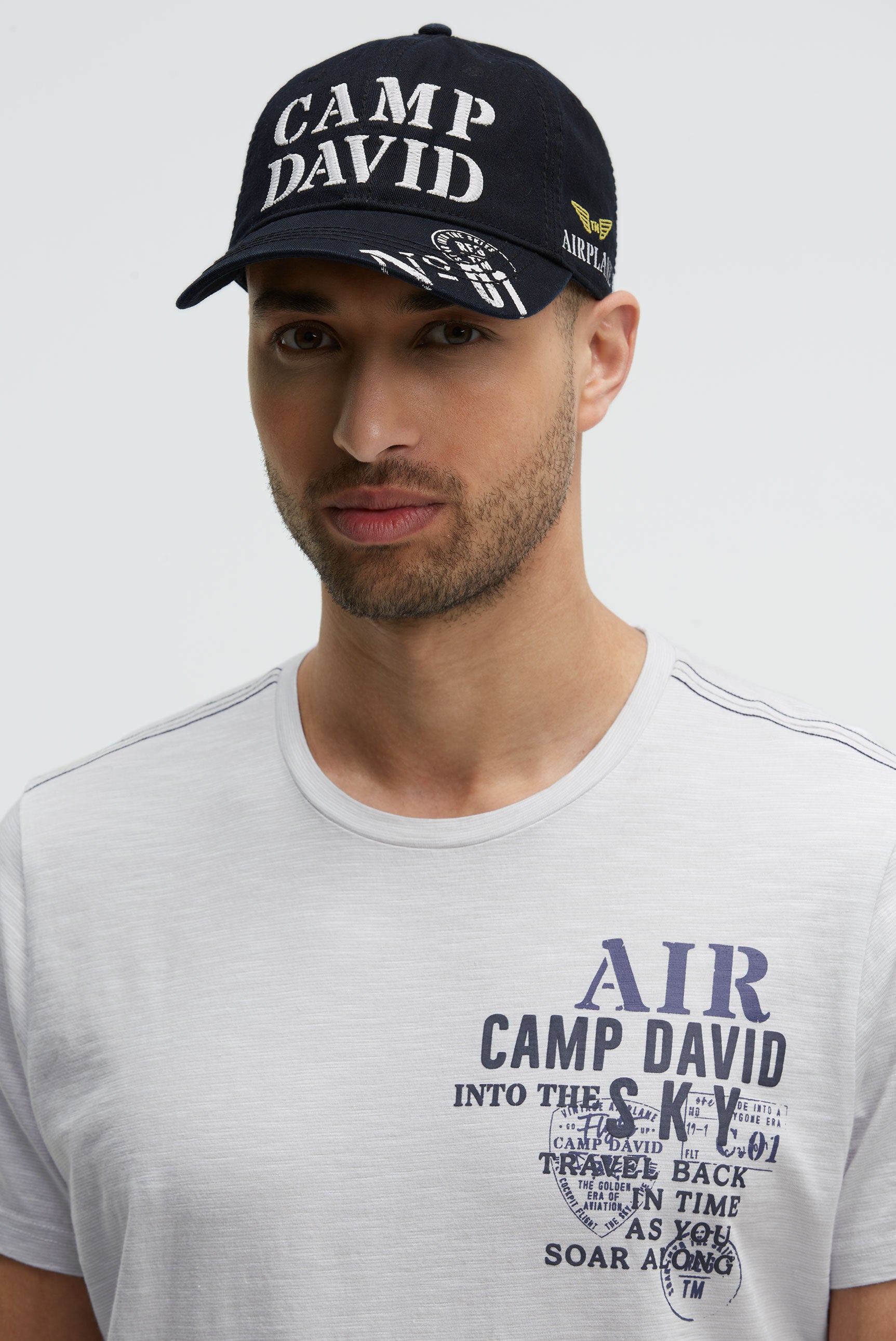 Base Cap Stone Washed mit Logo-Stickerei und Prints - 2