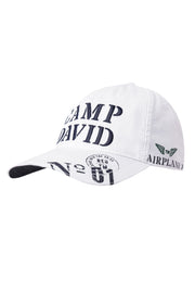 Czapka z daszkiem Stone Washed z haftowanym logo i nadrukami